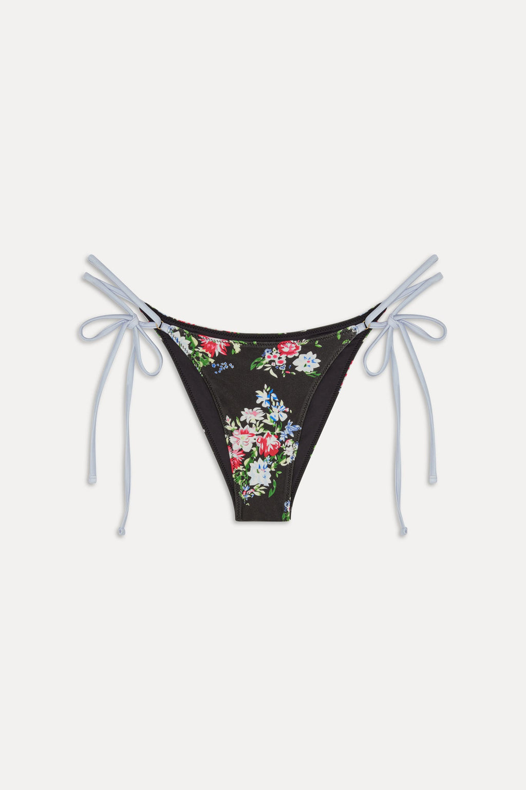 Mackenzie Satin Cheeky Bikini Bottom - Bouquet
