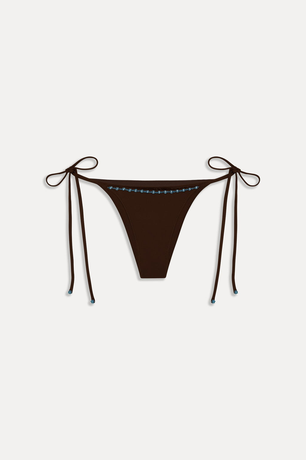 Mackenzie Cheeky Beaded Bikini Bottom - Kona Flower
