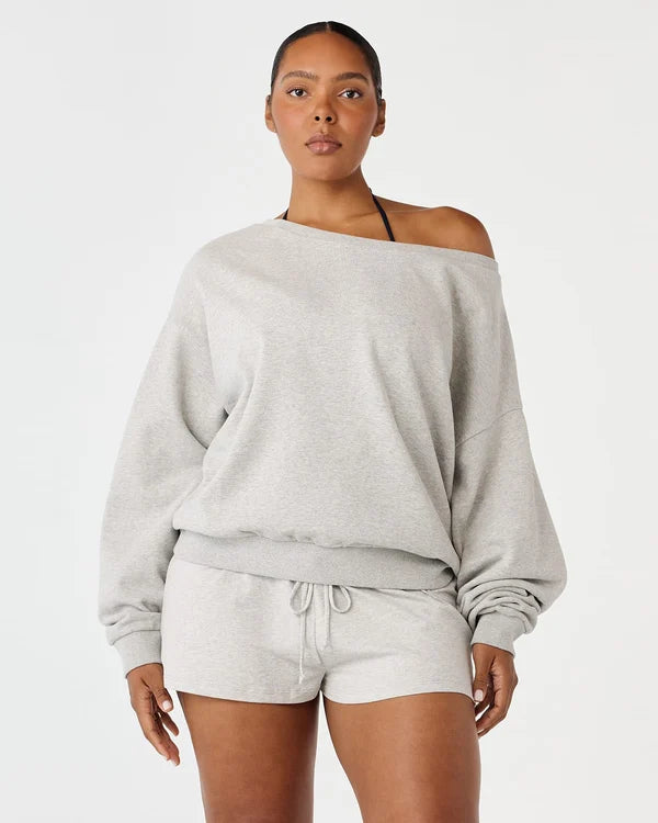 Off Shoulder Sweatshirt