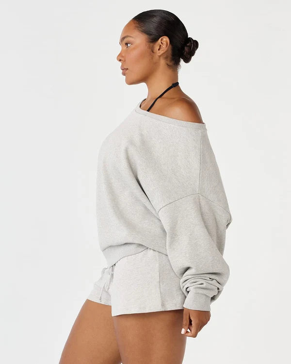 Off Shoulder Sweatshirt