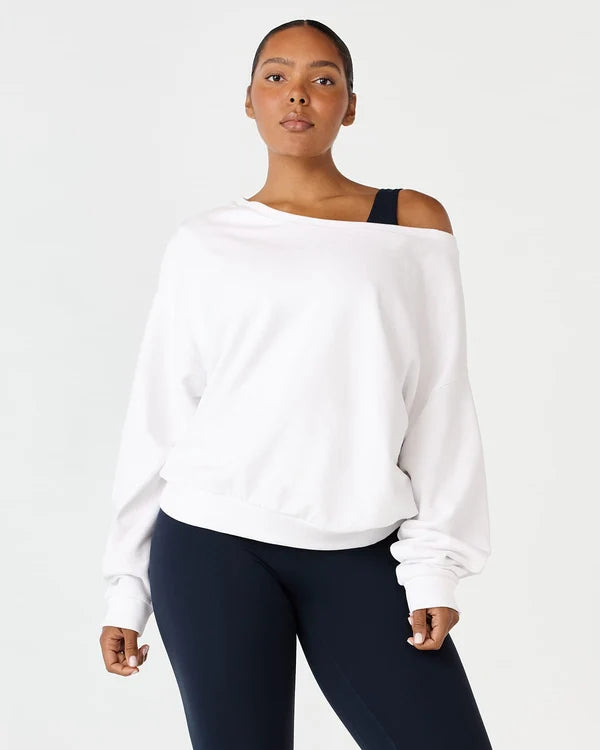 Off Shoulder Sweatshirt