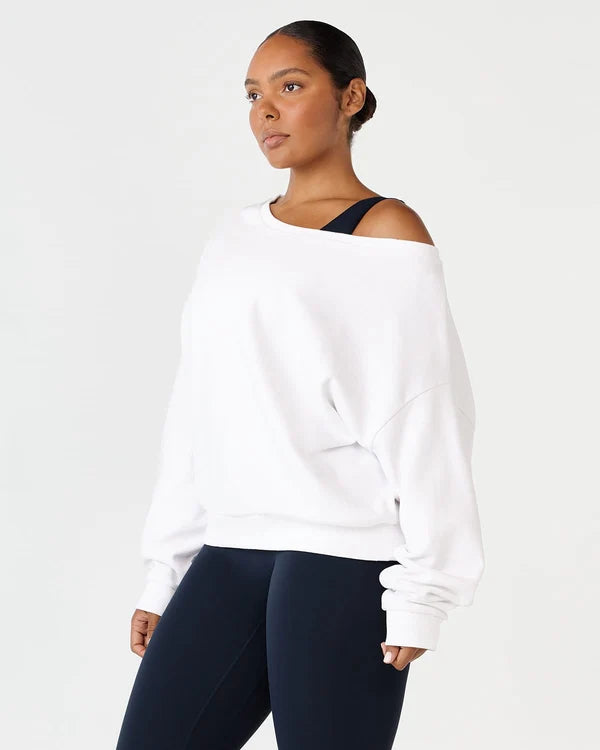Off Shoulder Sweatshirt