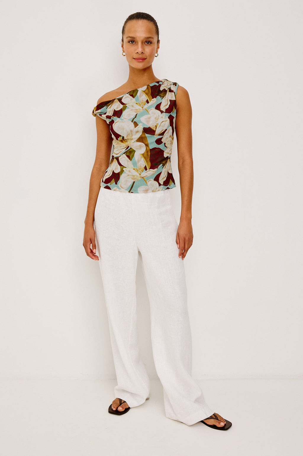 Orelia Top - Plumeria