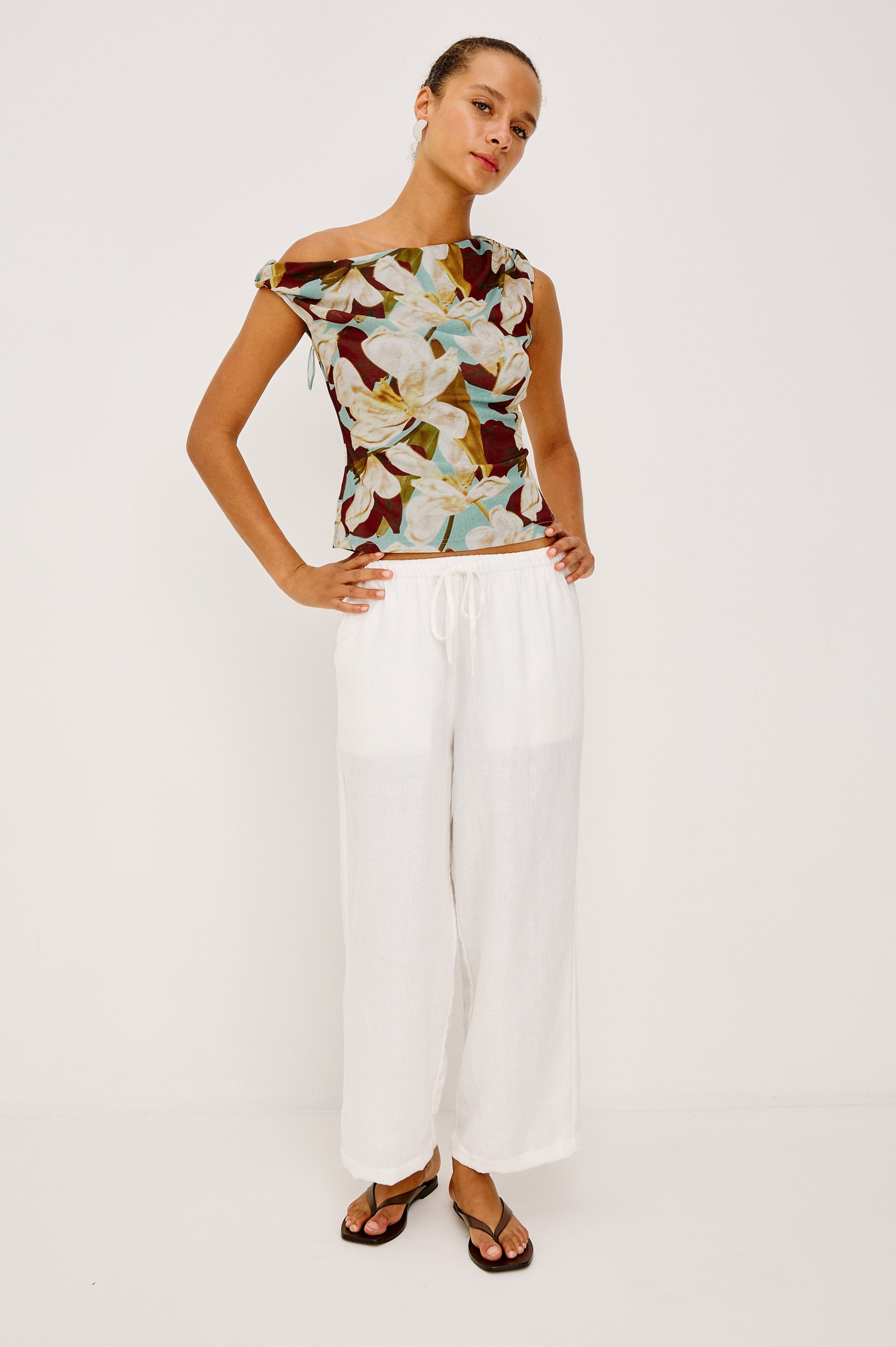 Orelia Top - Plumeria
