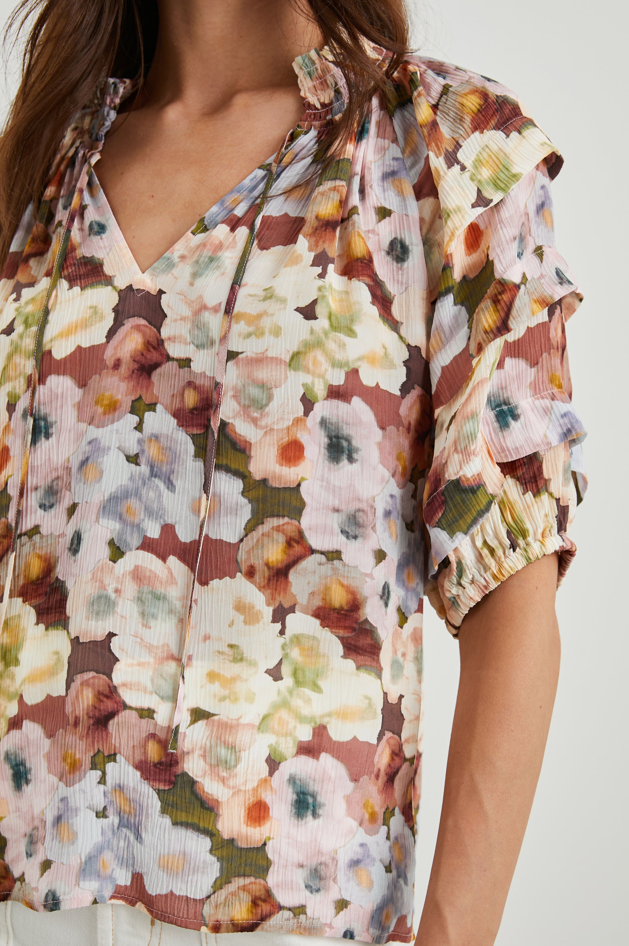 Paris Top - Painted Floral