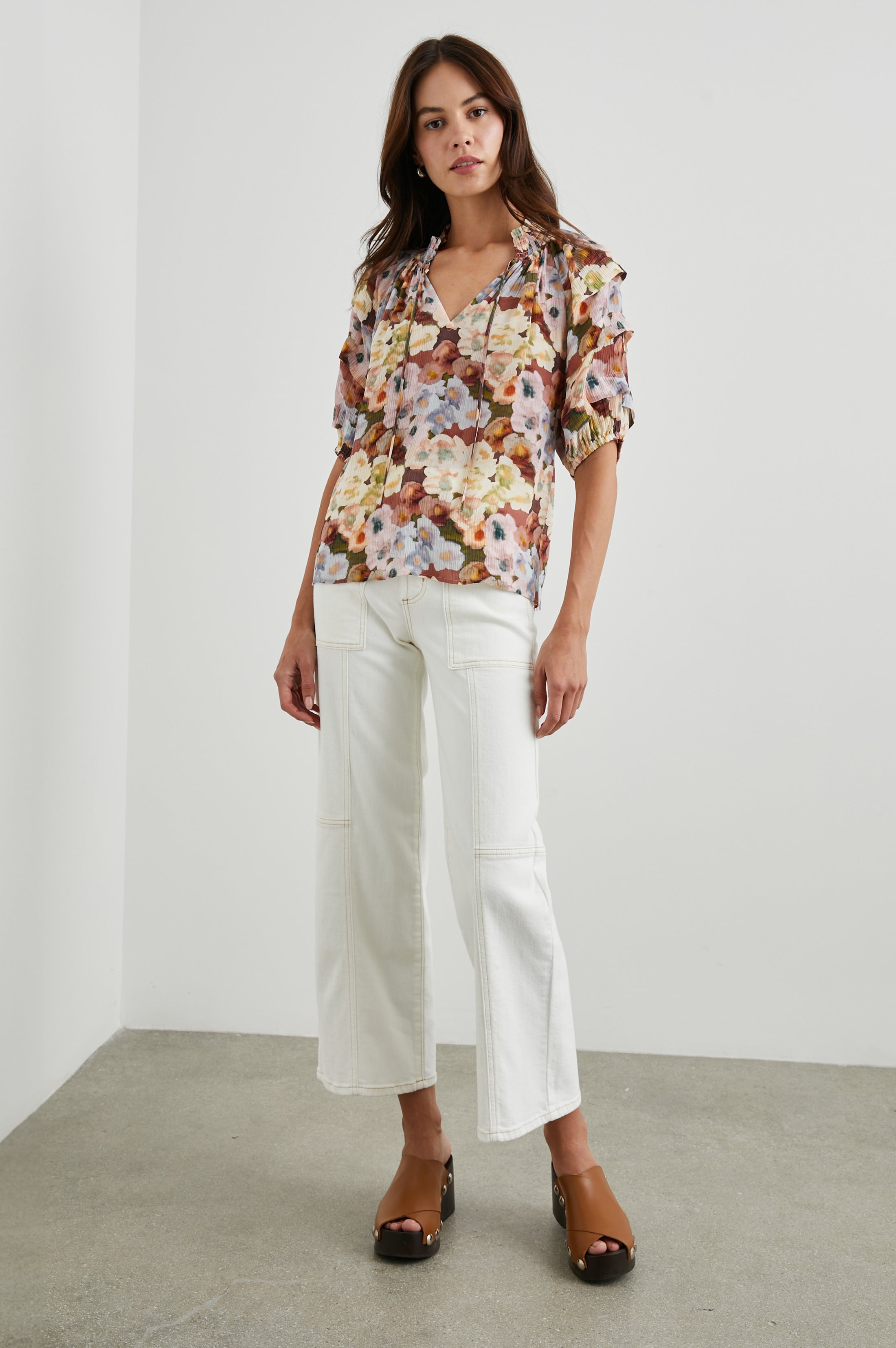 Paris Top - Painted Floral