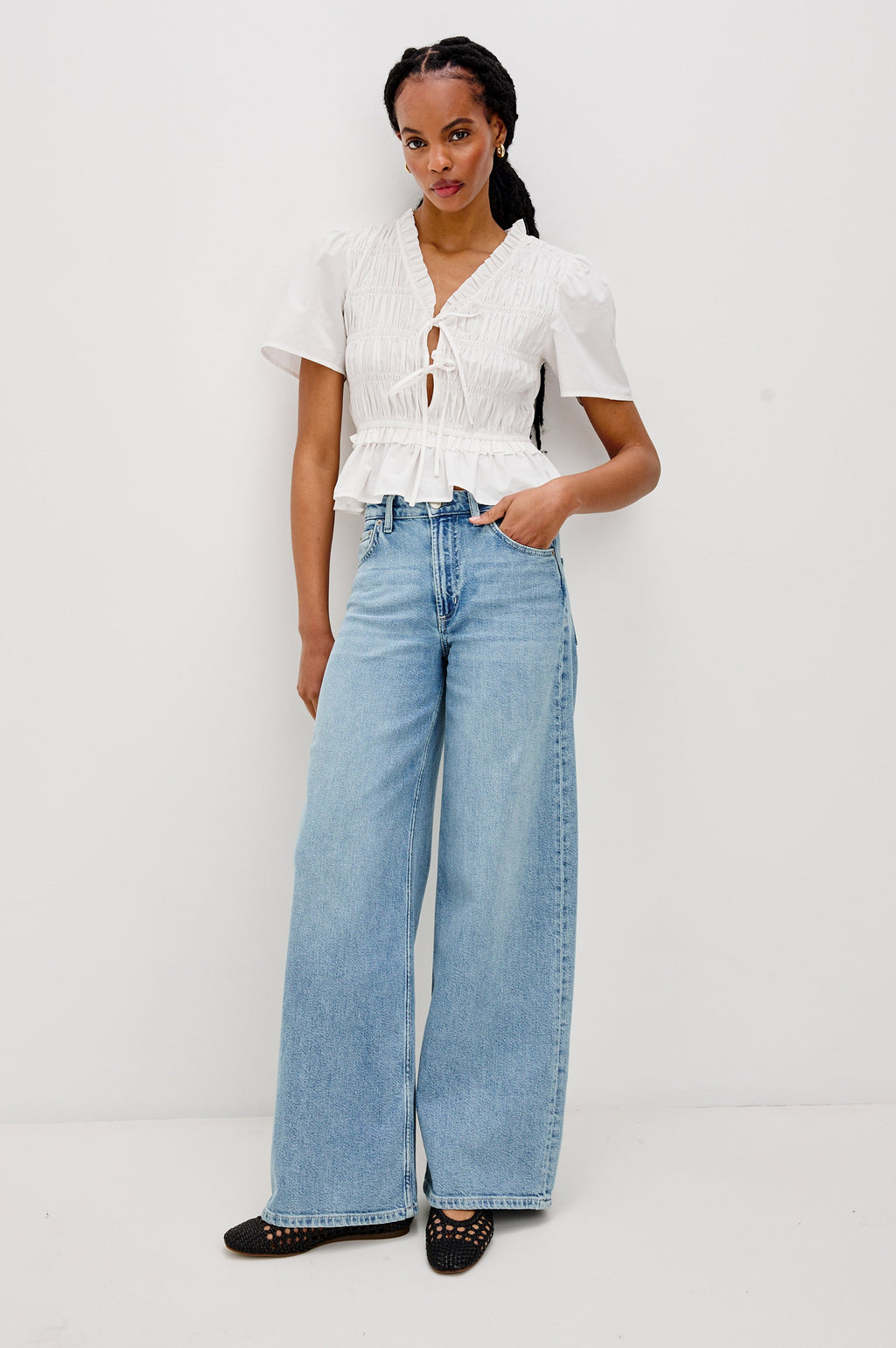 Portia Top - White