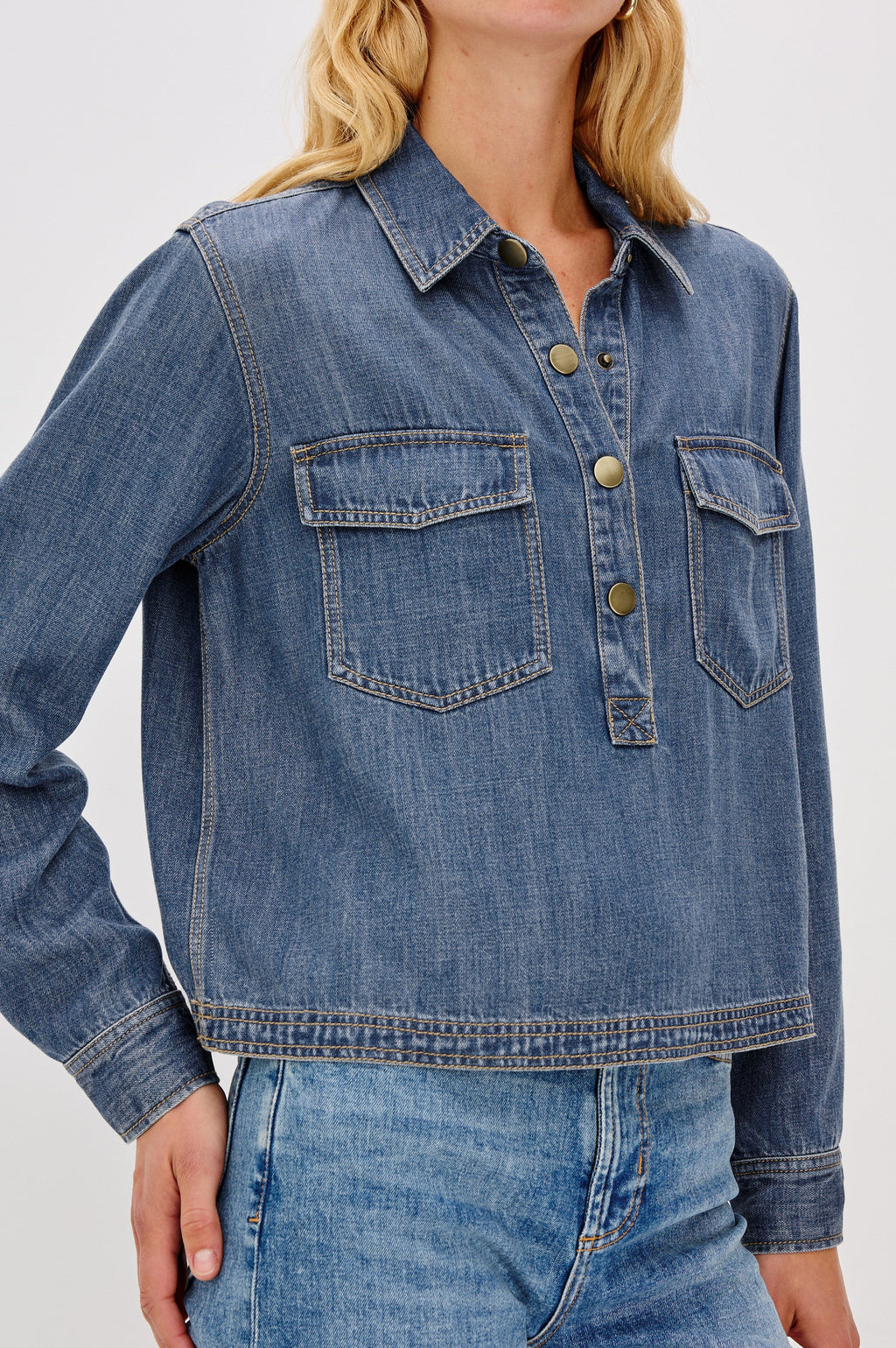 Ports Shirt - Antique Blue