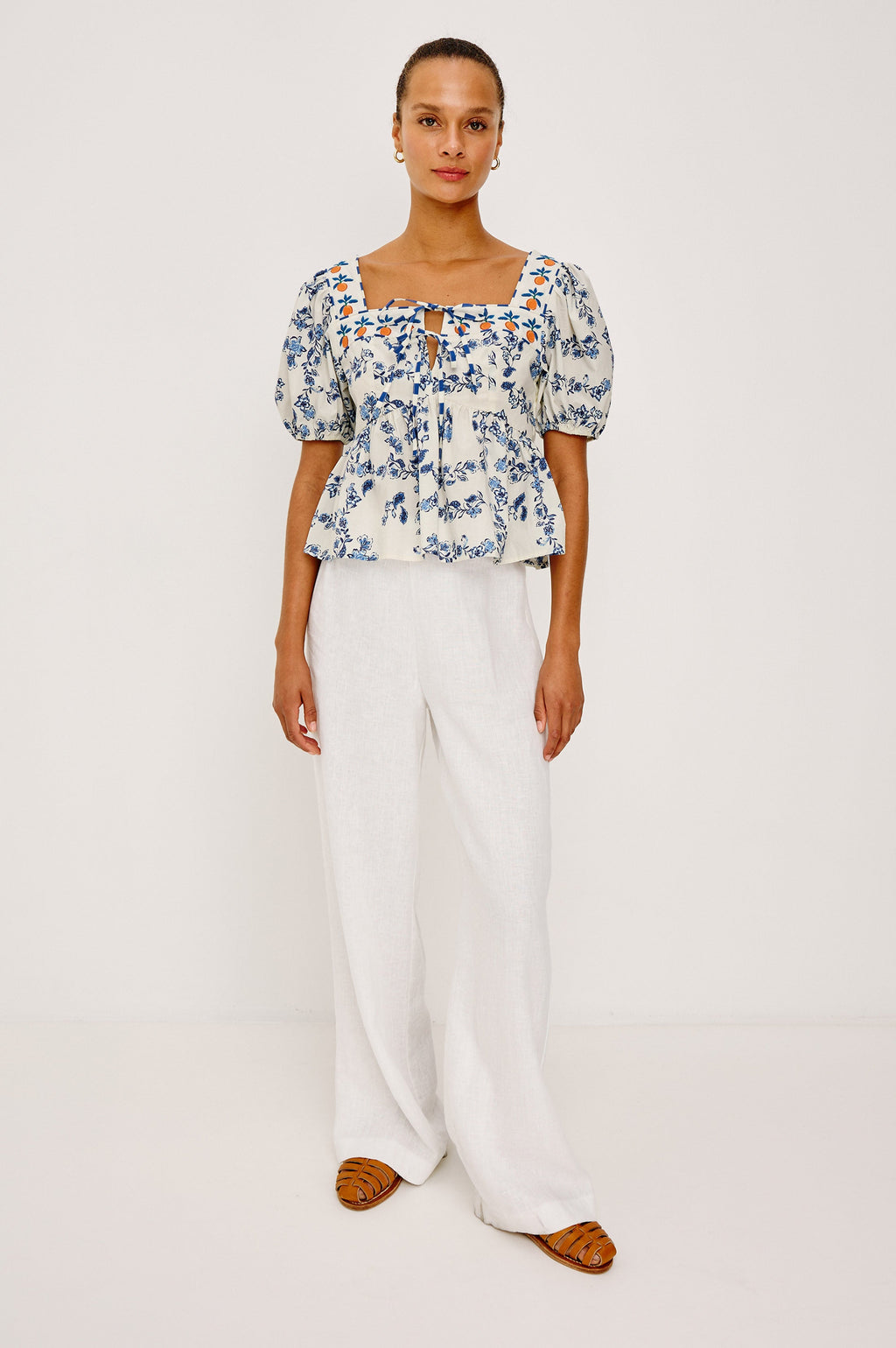 Presley Top - Ceramic Floral