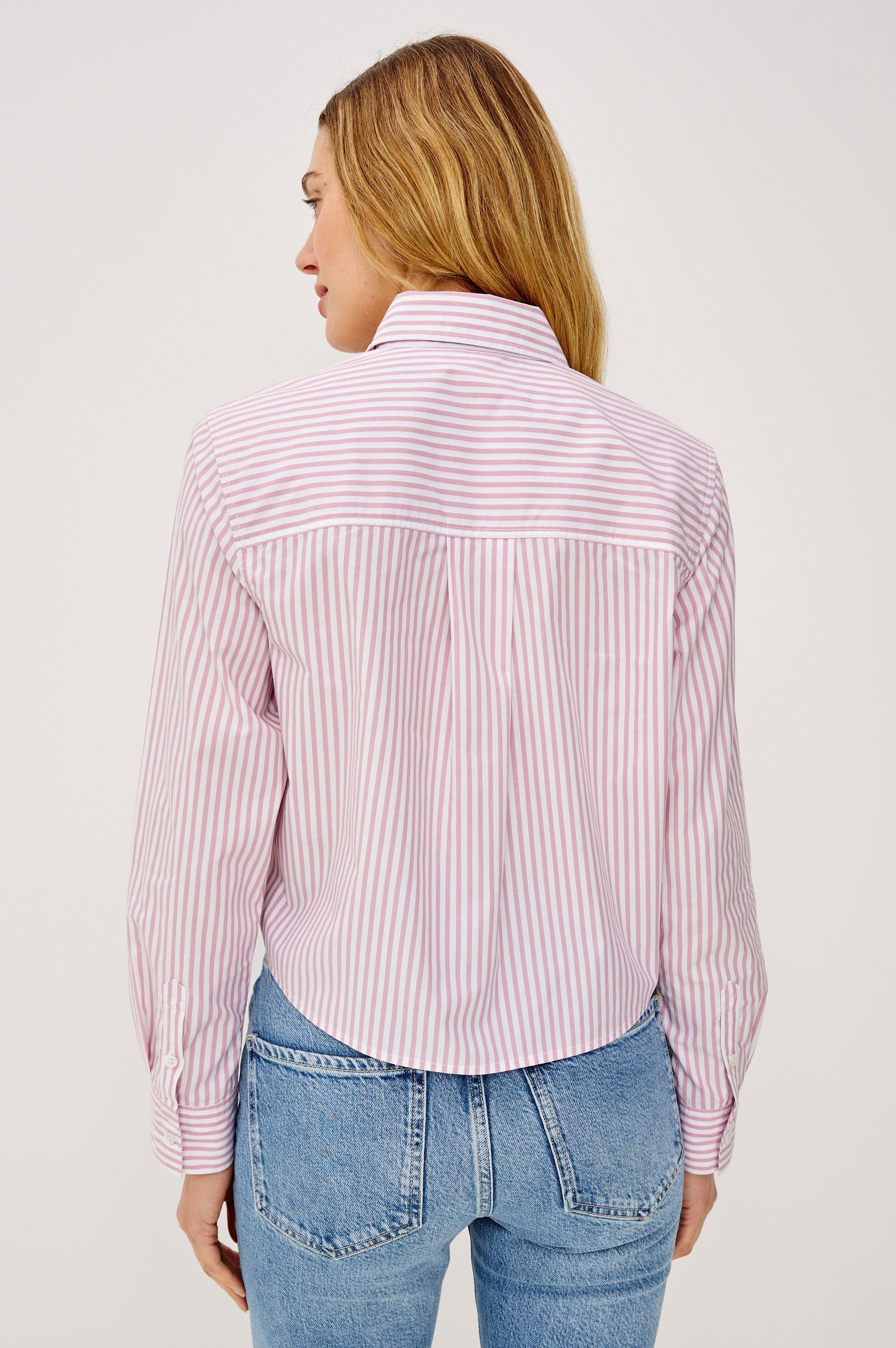 Ramy Shirt - Rose Stripe
