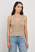 Rosa Vest - Oatmeal