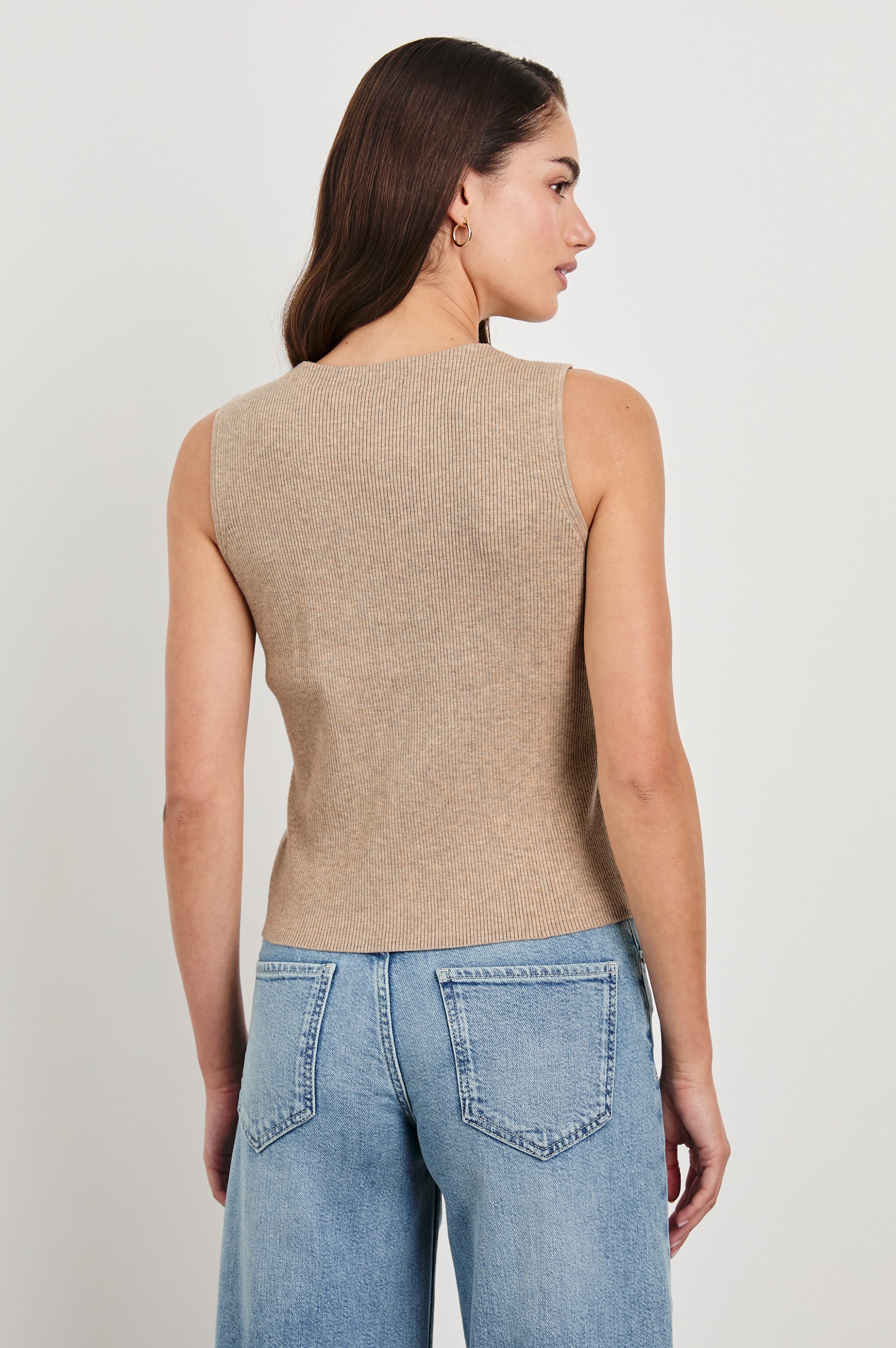 Rosa Vest - Oatmeal