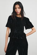 Rosie Top - Black Velvet