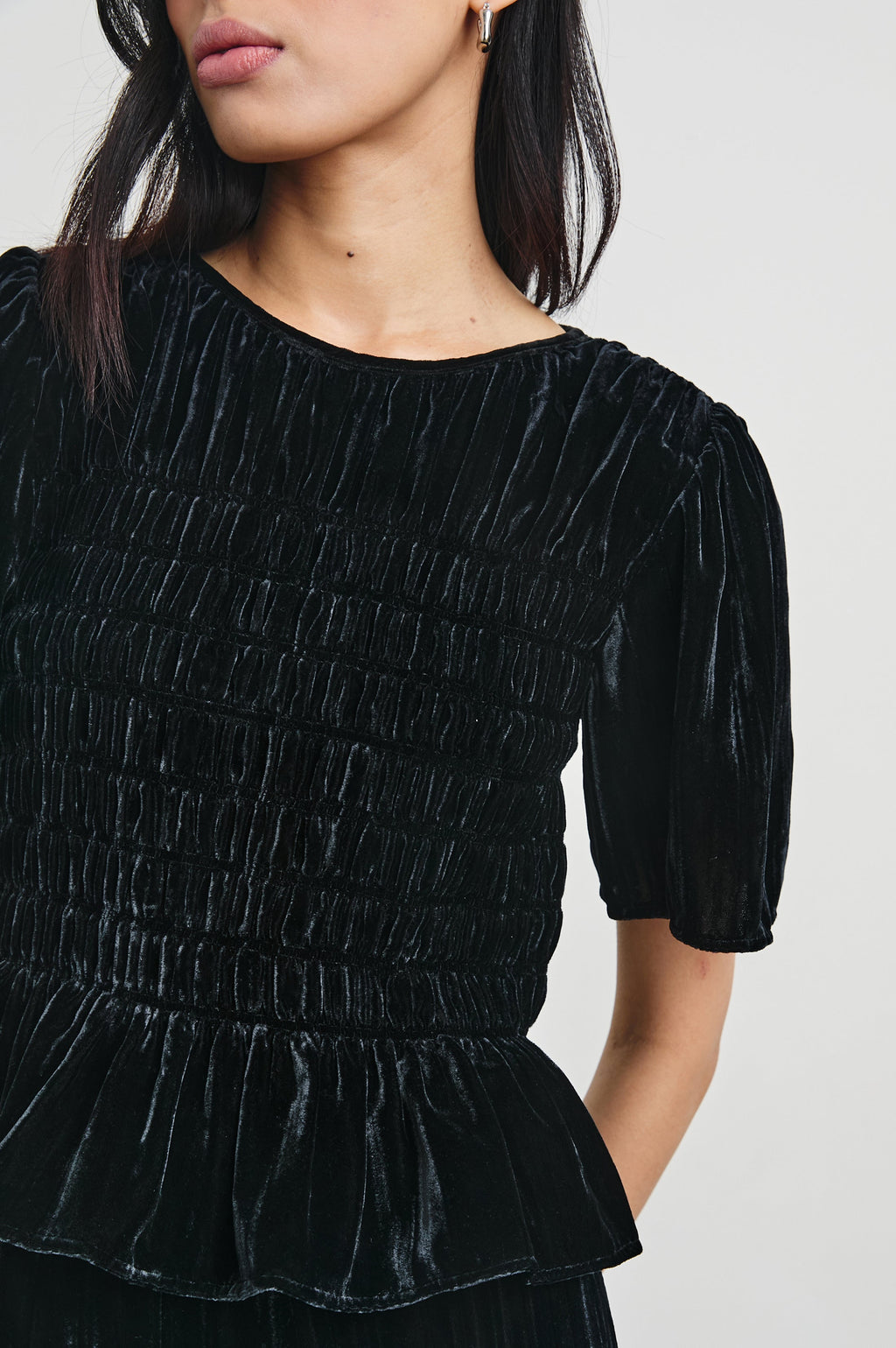 Rosie Top - Black Velvet
