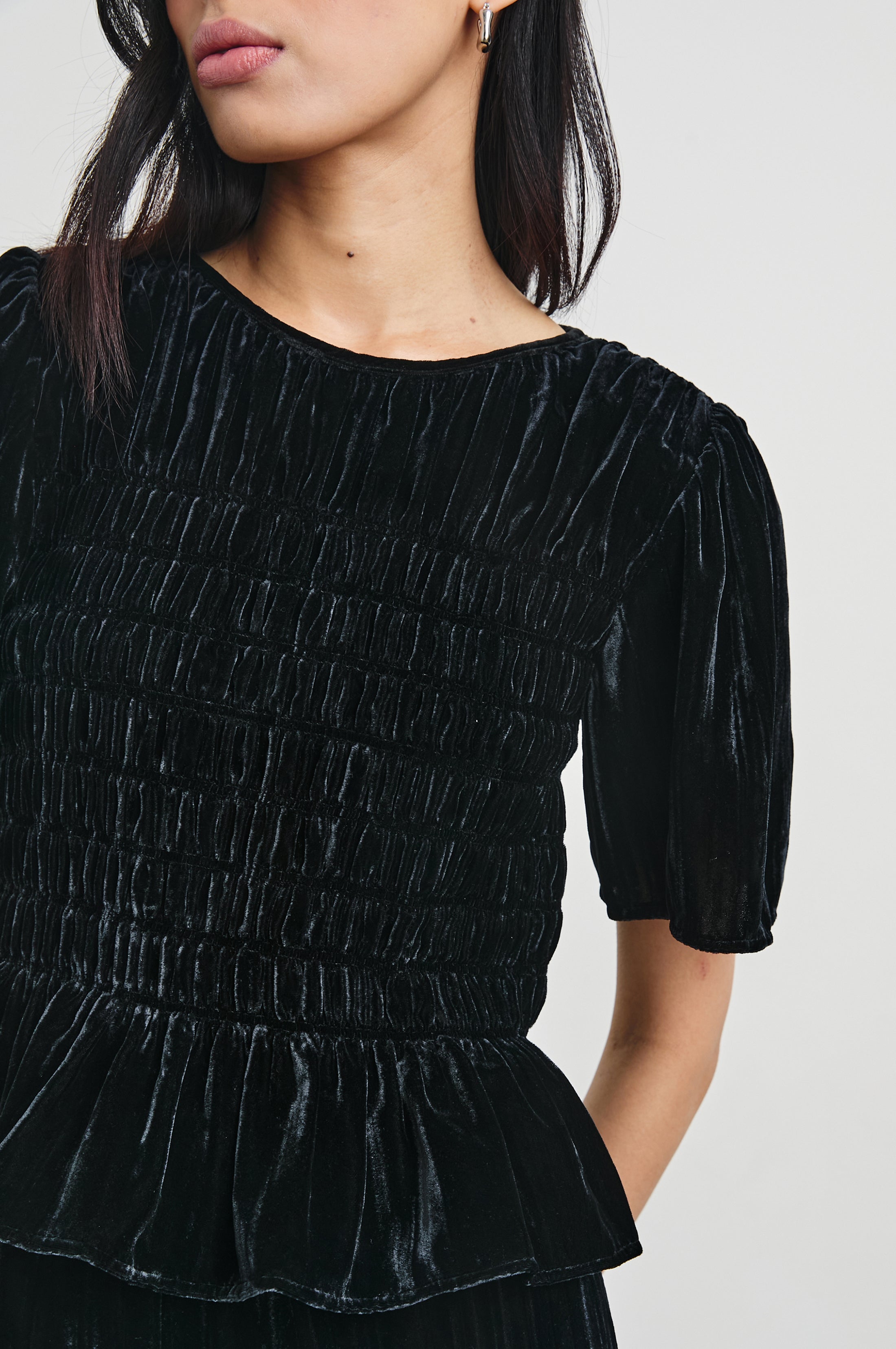 Rosie Top - Black Velvet
