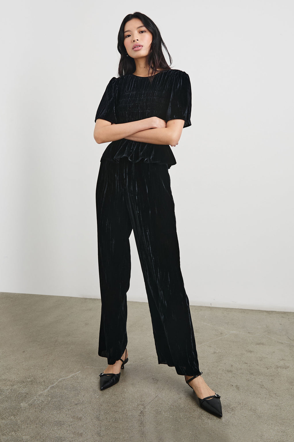 Rosie Top - Black Velvet