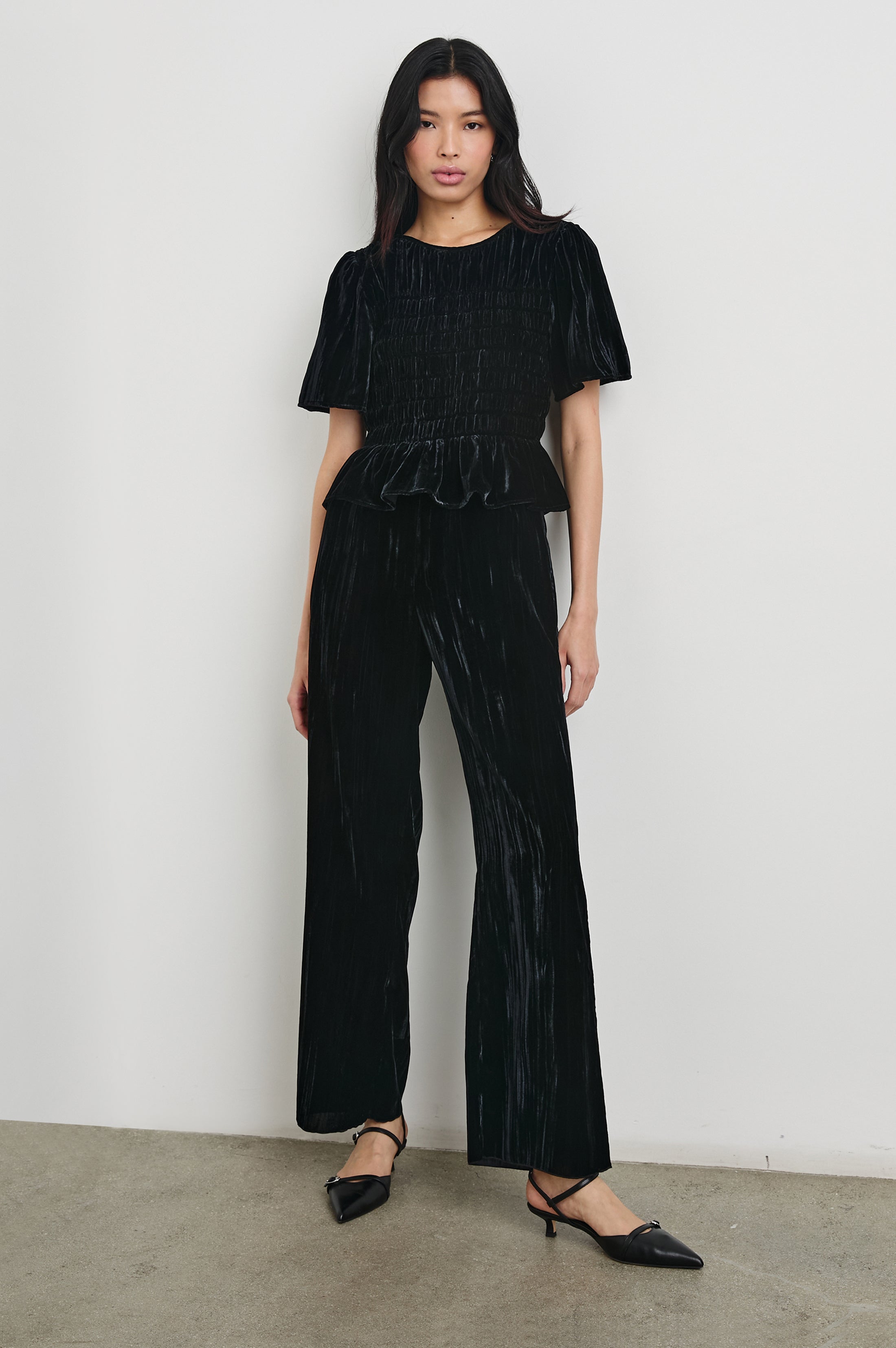 Rosie Top - Black Velvet