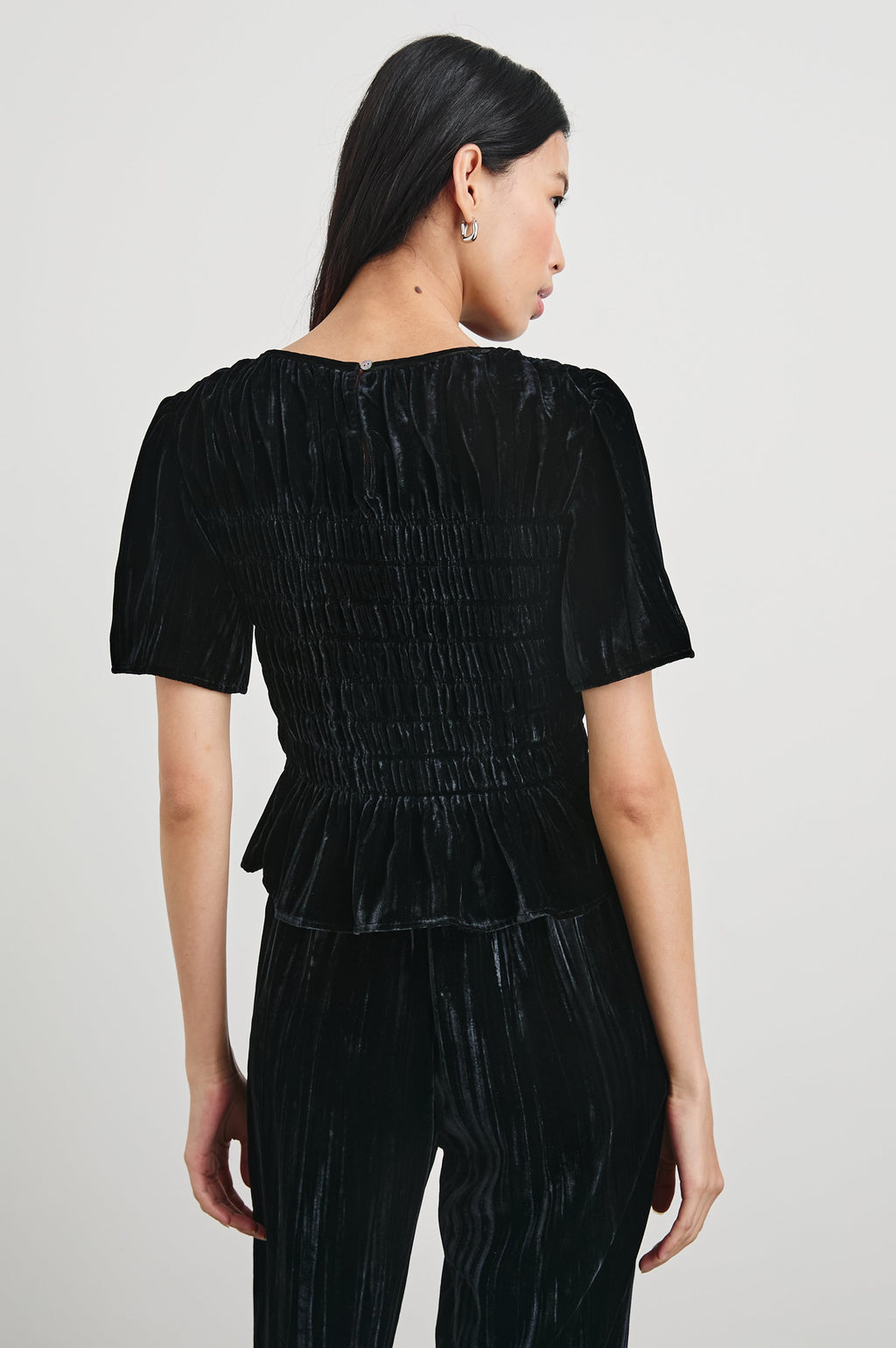 Rosie Top - Black Velvet