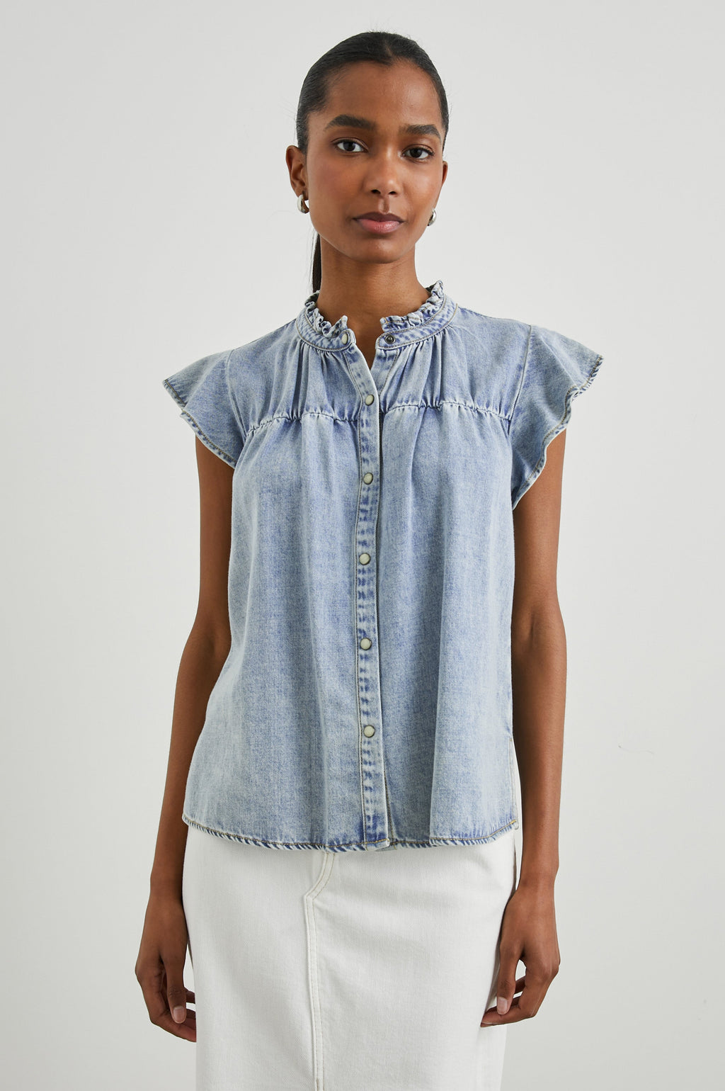 Ruthie Top - Faded Indigo
