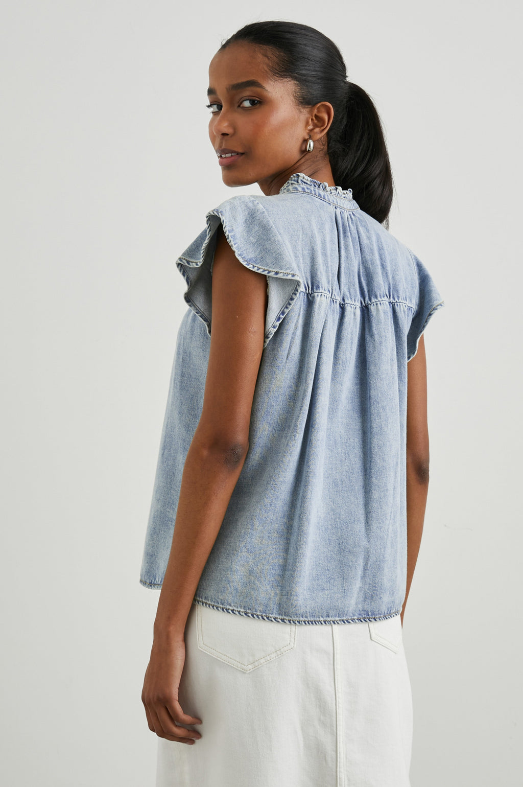 Ruthie Top - Faded Indigo