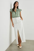 Ruthie Top - Sage Denim