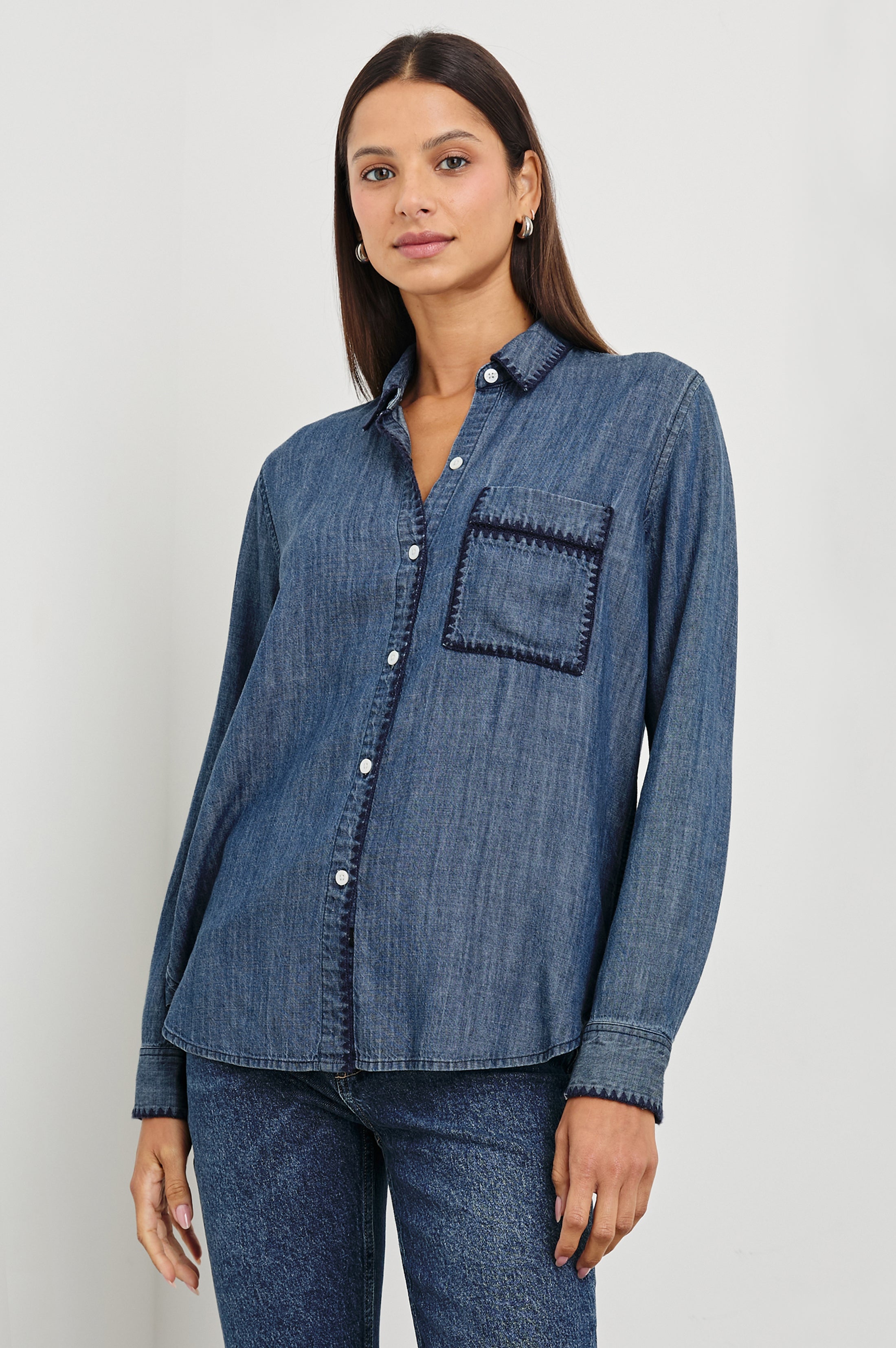 Saya Shirt - Dark Vintage Wash