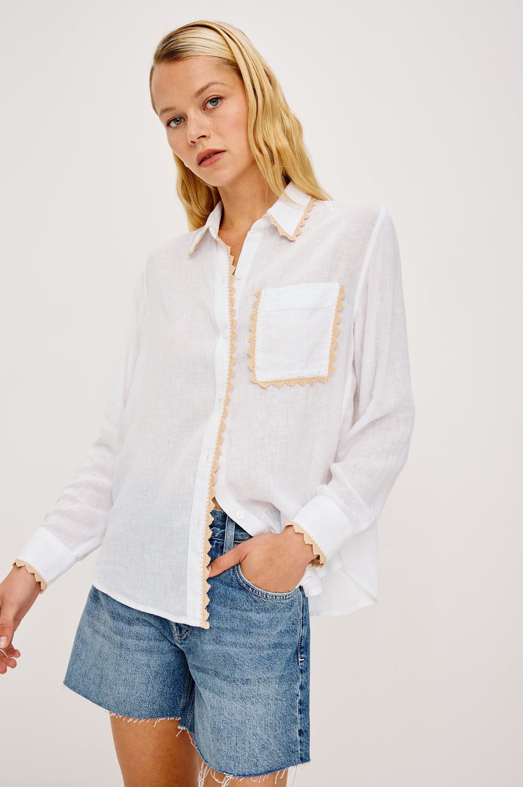 Saya Shirt - White