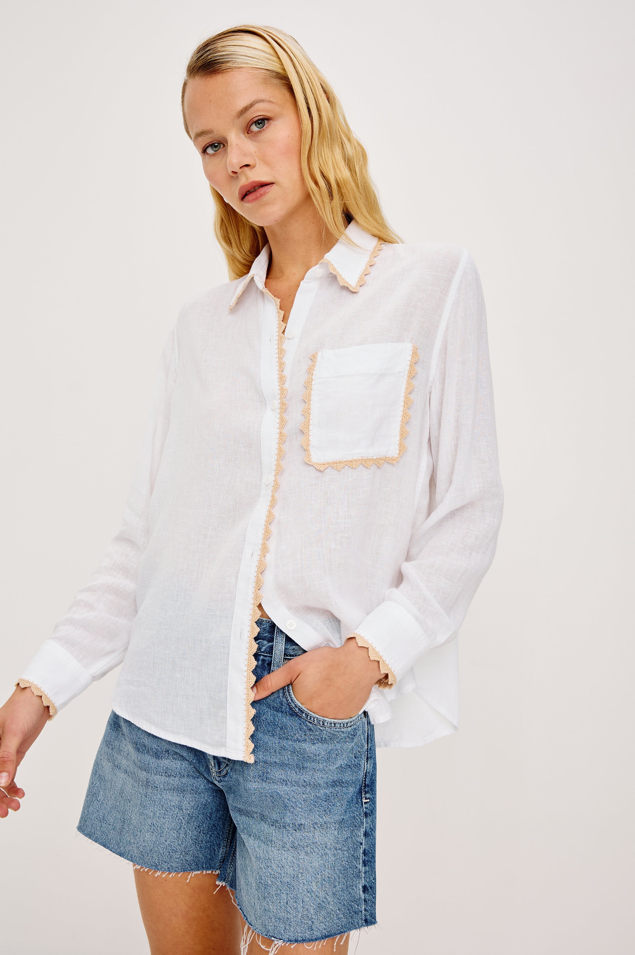 Saya Shirt - White