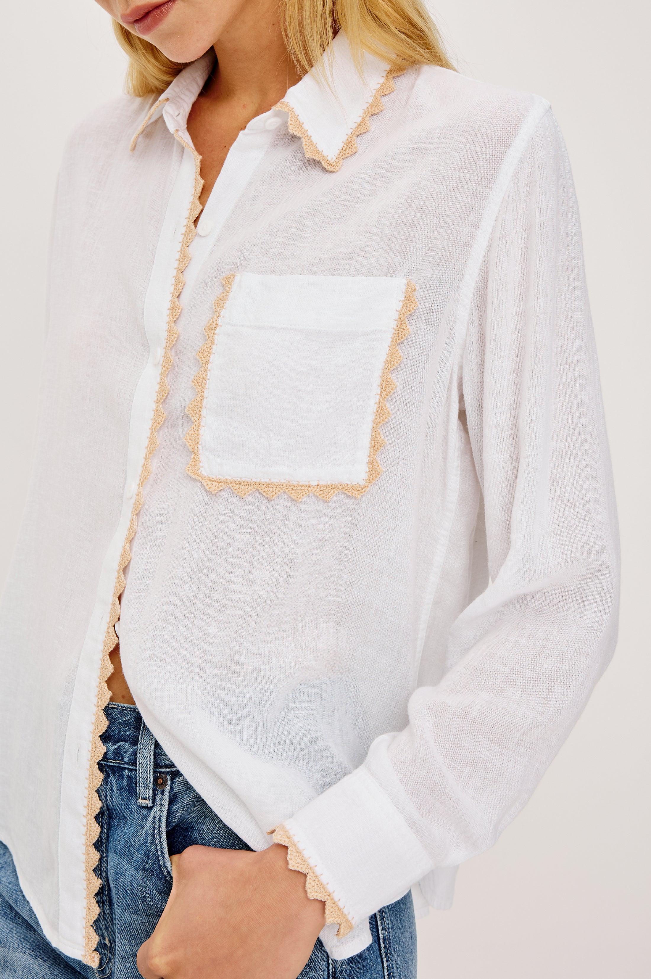 Saya Shirt - White