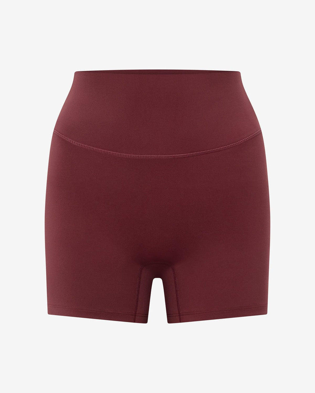 Serenity Invisible Scrunch Shorts 4" | Burgundy