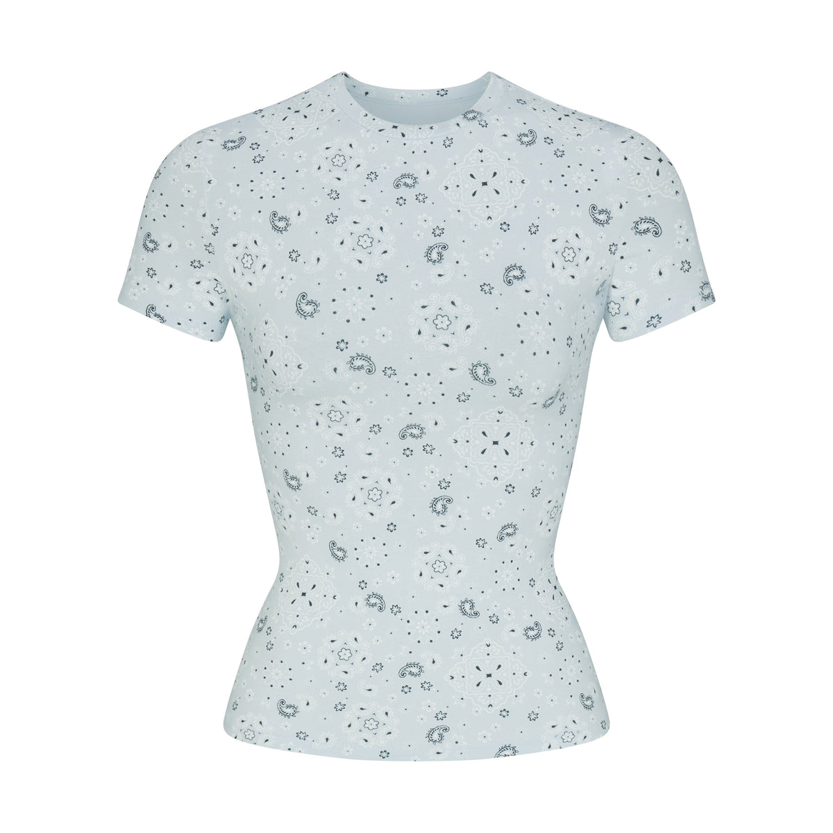 Cotton Jersey T-Shirt - Powder Blue Bandana