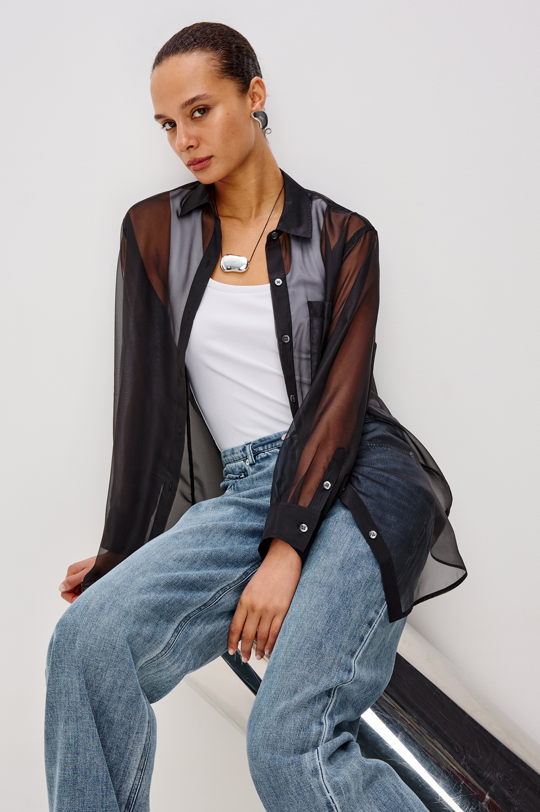 Sofiya Shirt - Black