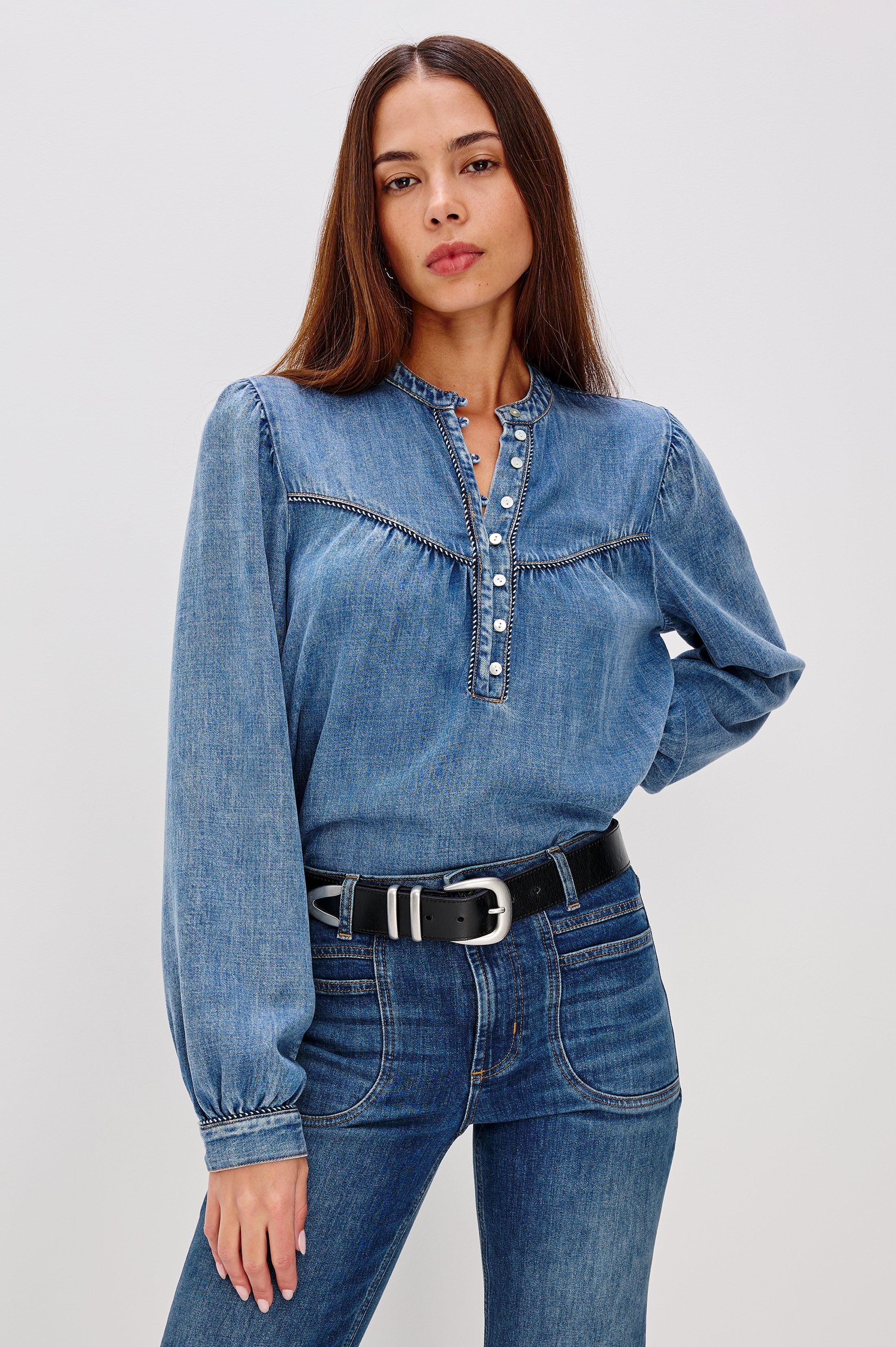 Sunna Top - Blue Stone