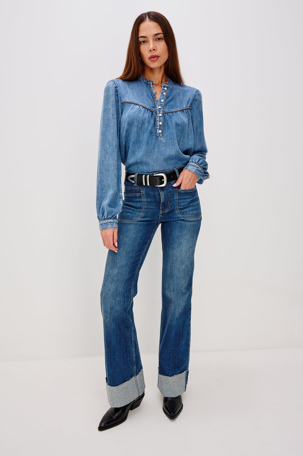 Sunna Top - Blue Stone