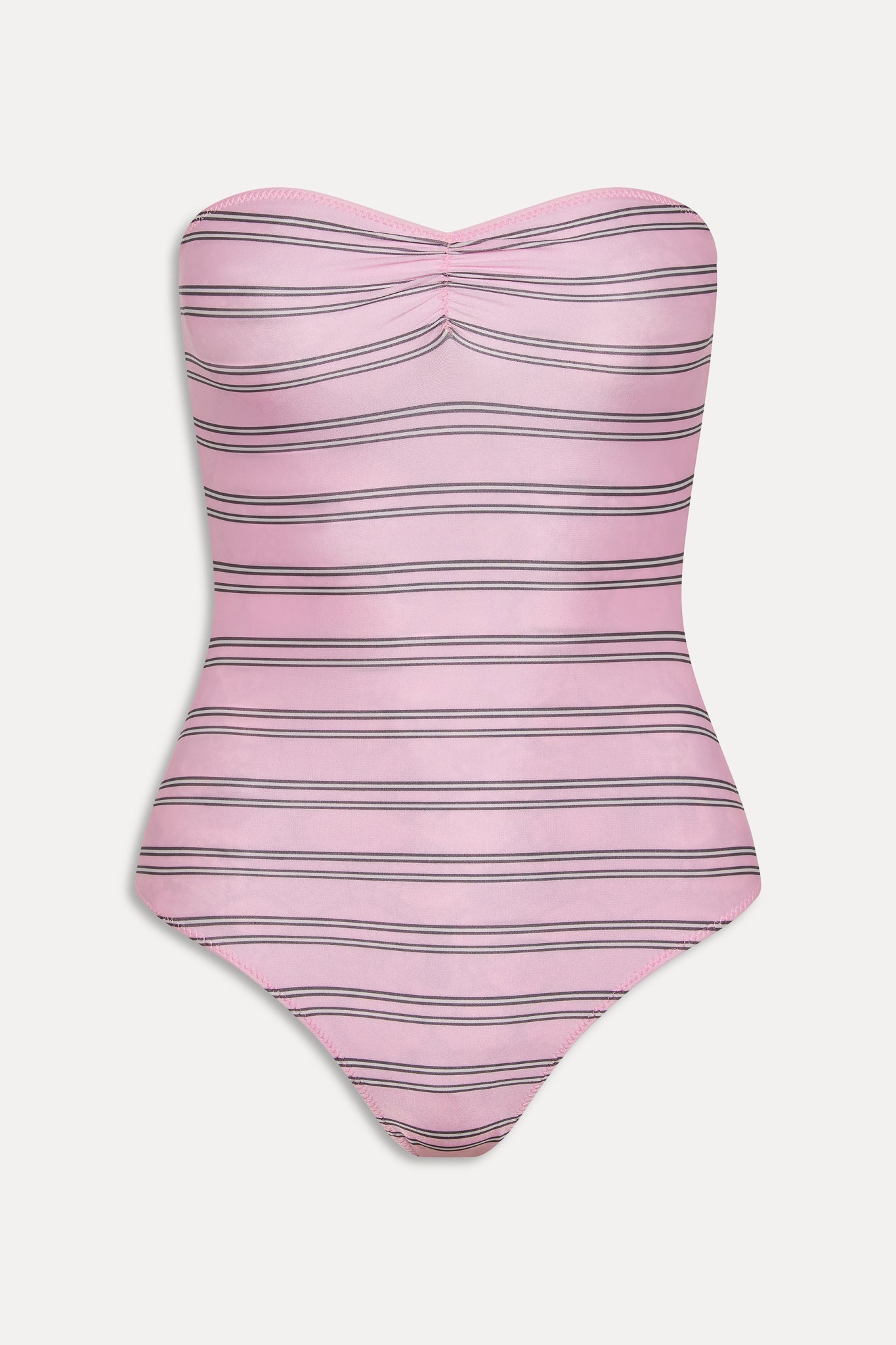 Solana Reversible One Piece Swimsuit - Pink Stripe