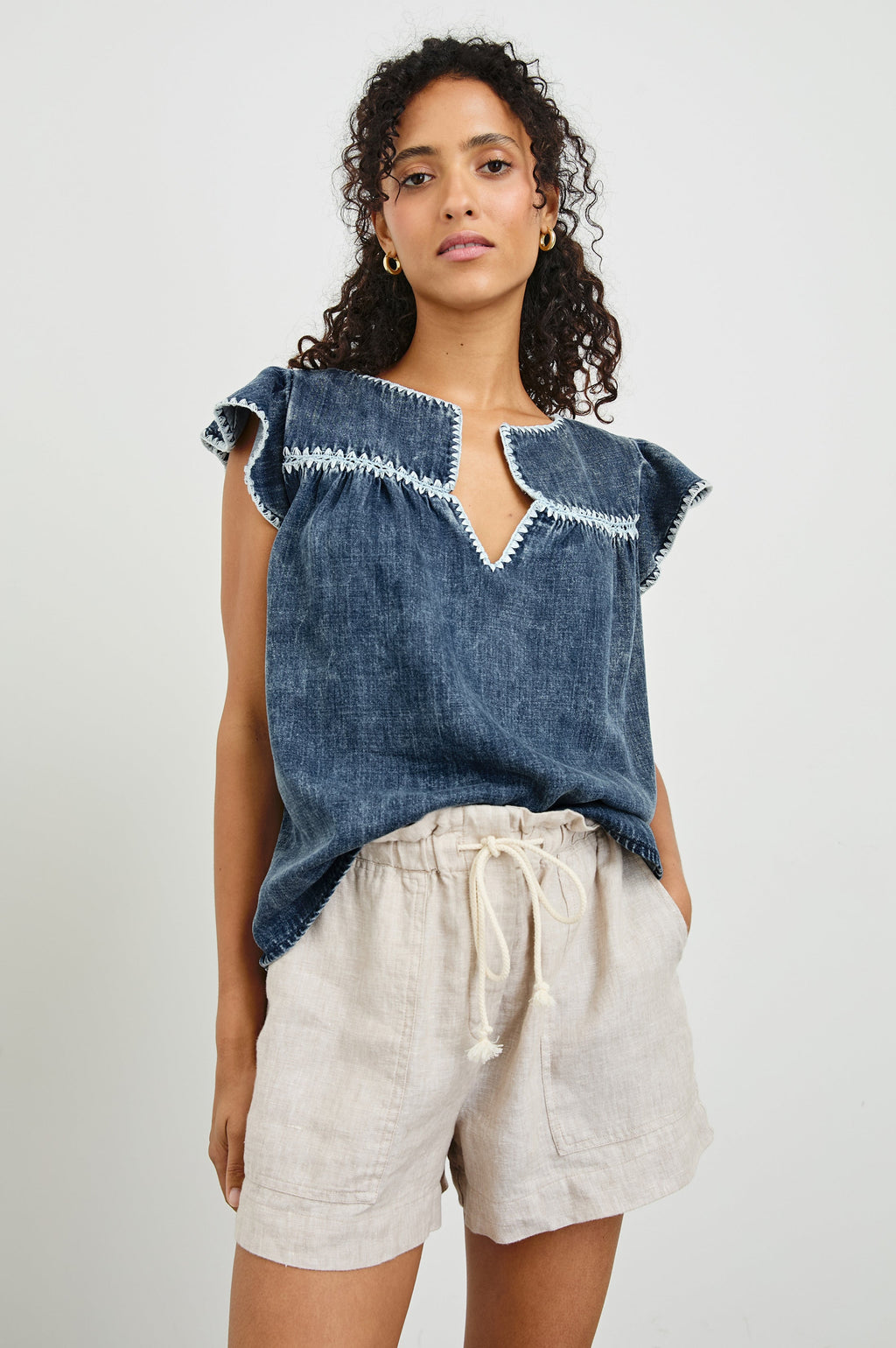 Tafia Top - Classic Blue