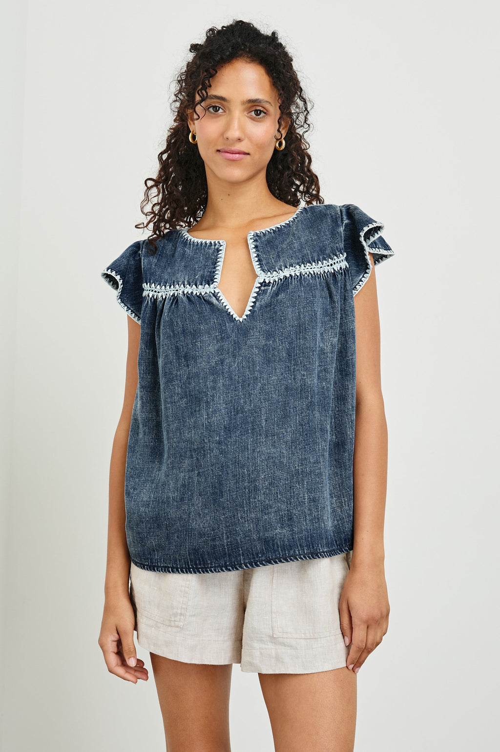 Tafia Top - Classic Blue