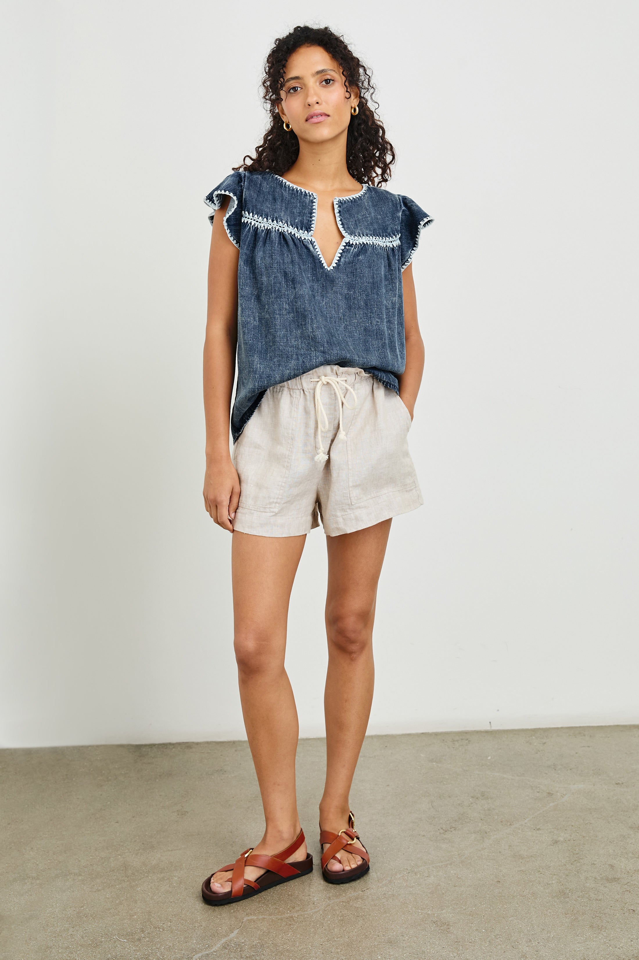 Tafia Top - Classic Blue