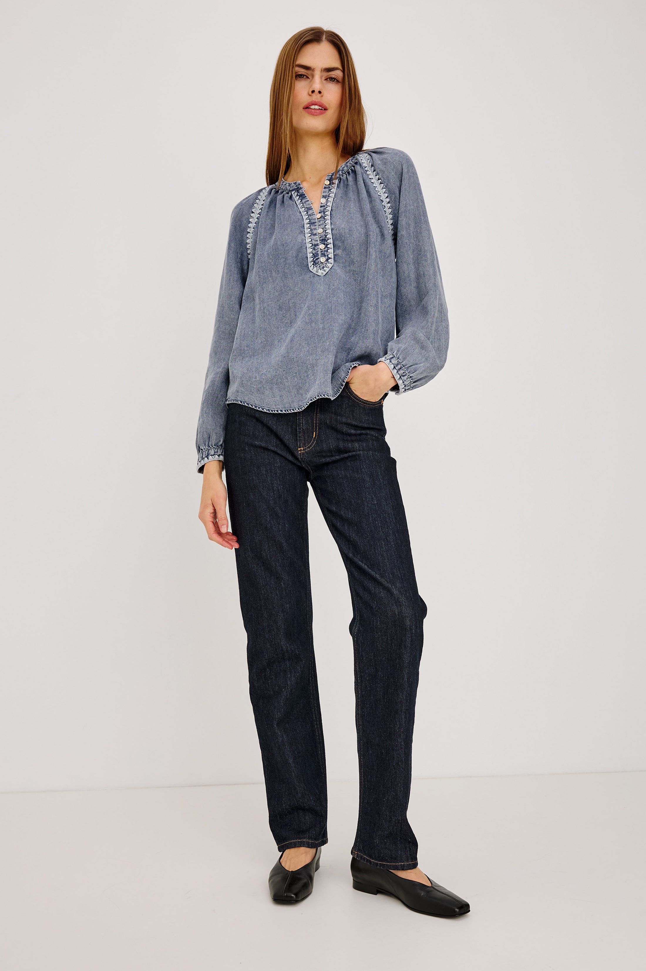 Tali Shirt - Blue Ridge