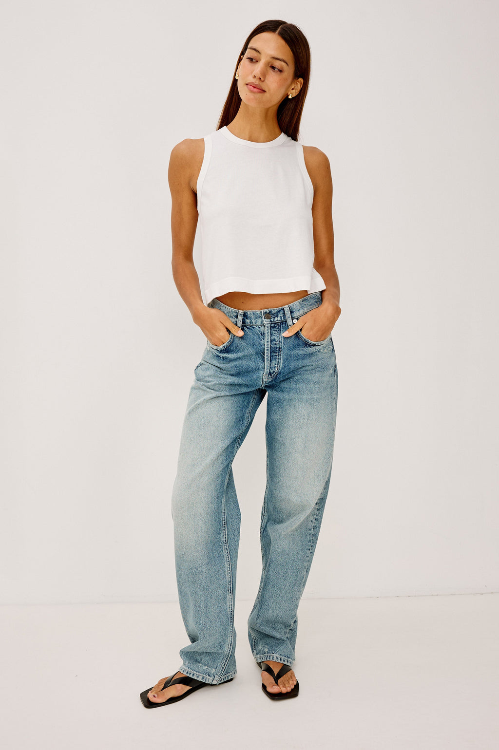 Boxy Tank - White