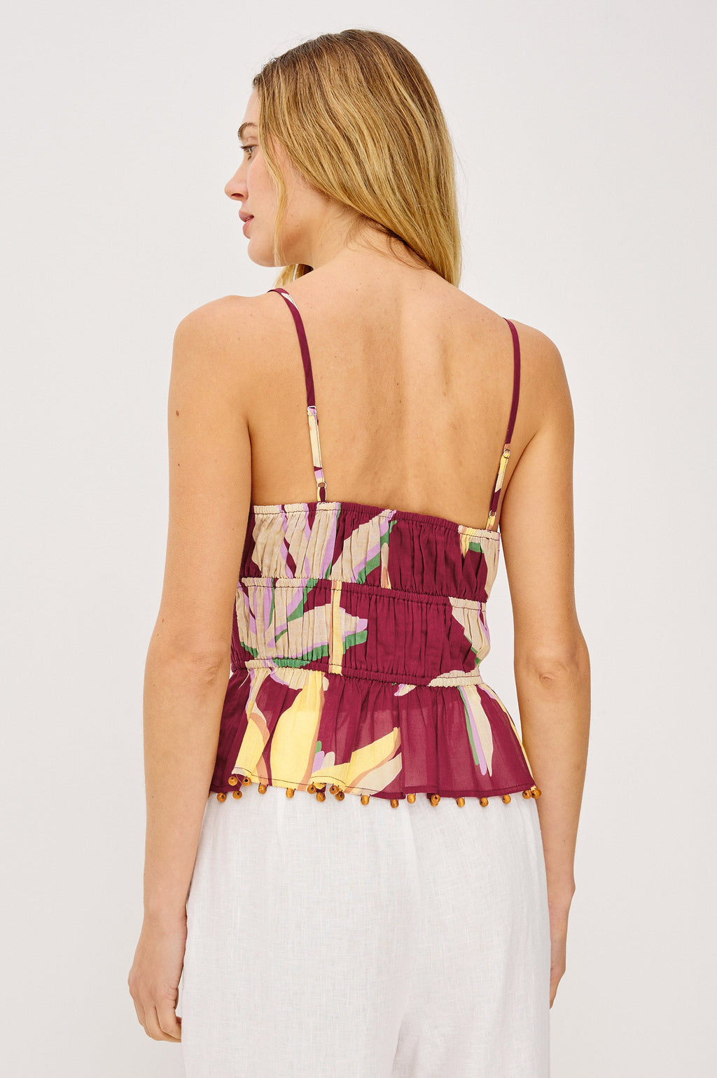 Theda Tank - Red Palma