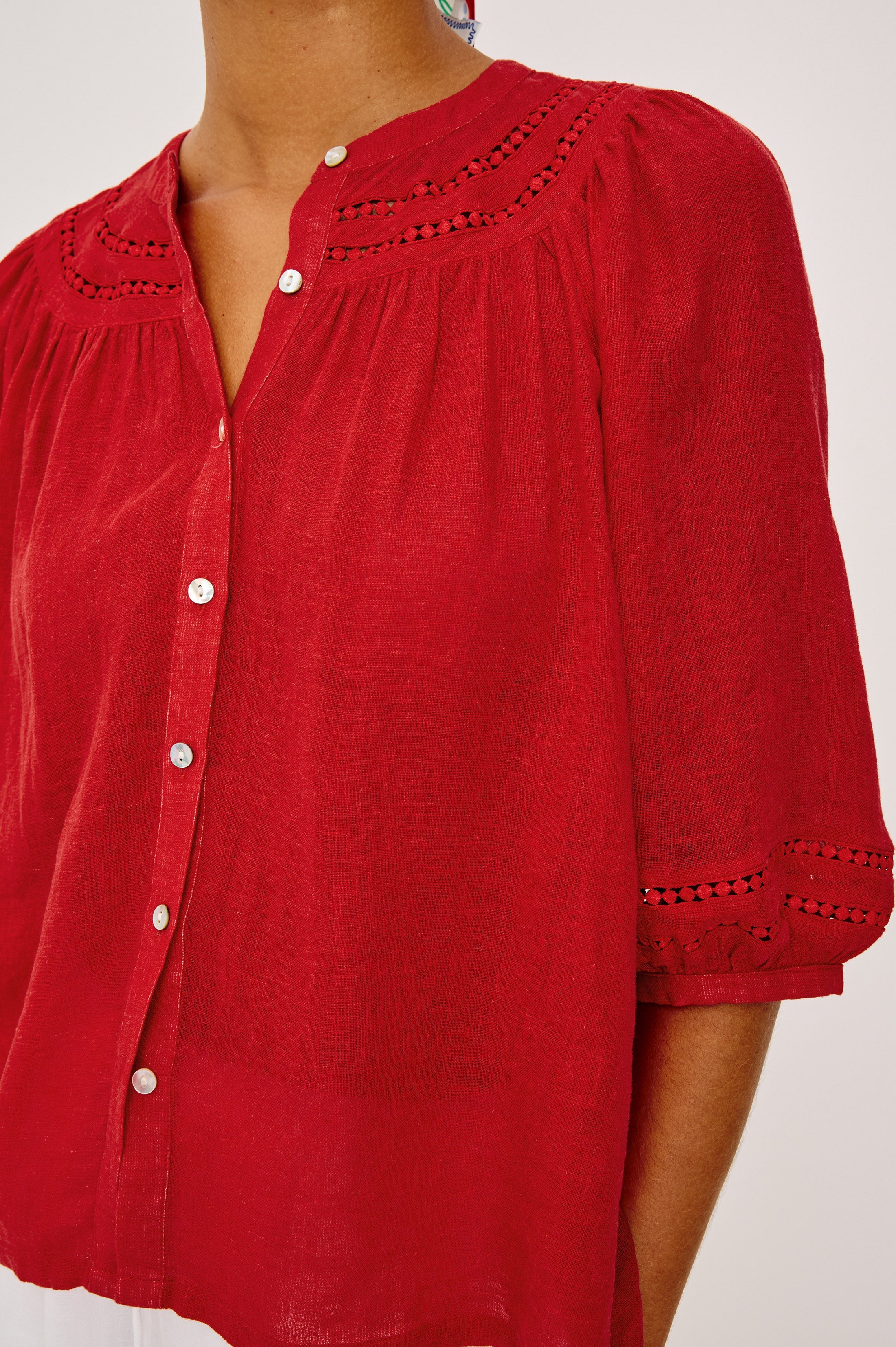 Rails X Giadzy Theia Top - Tomato