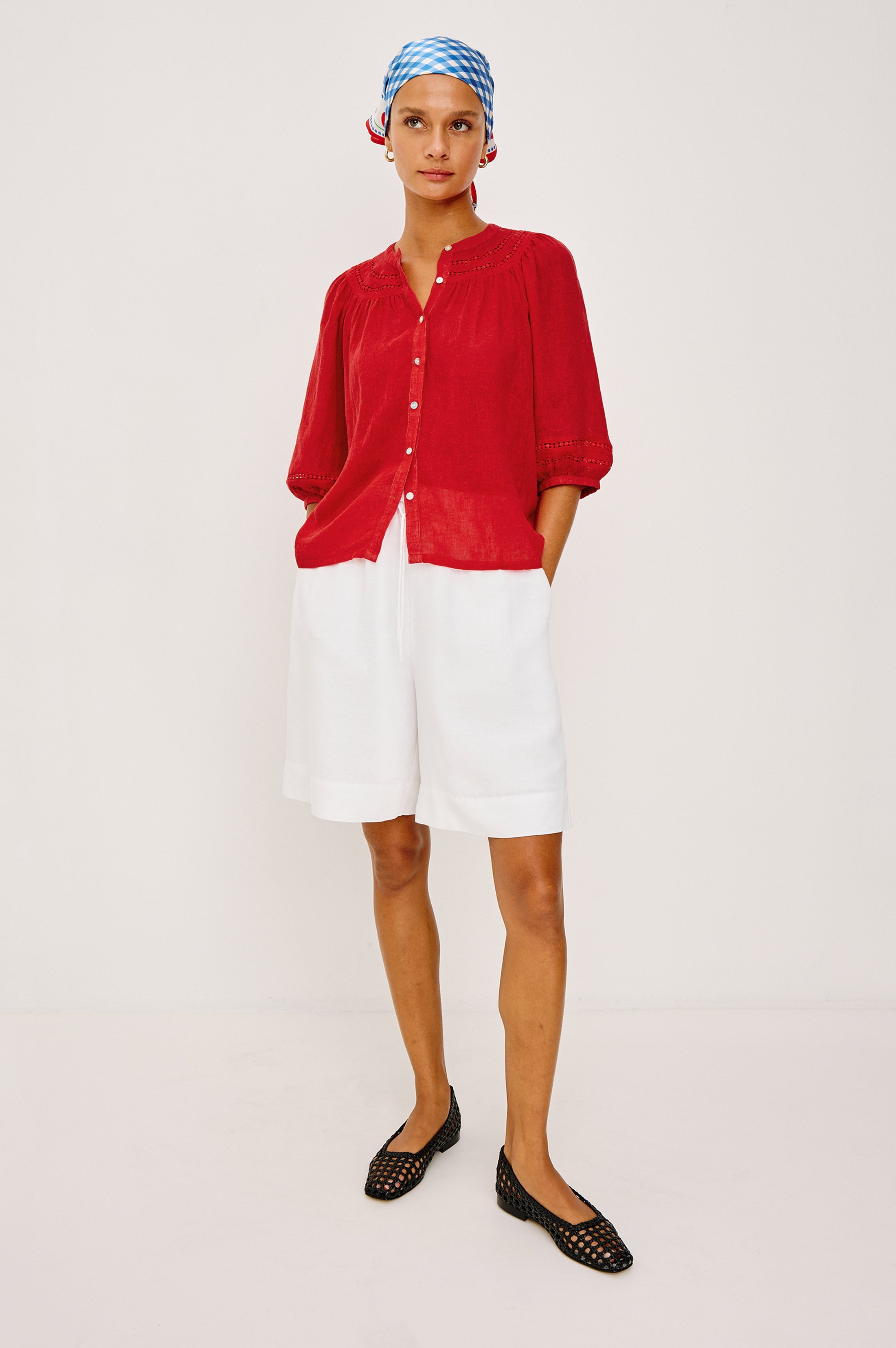 Rails X Giadzy Theia Top - Tomato