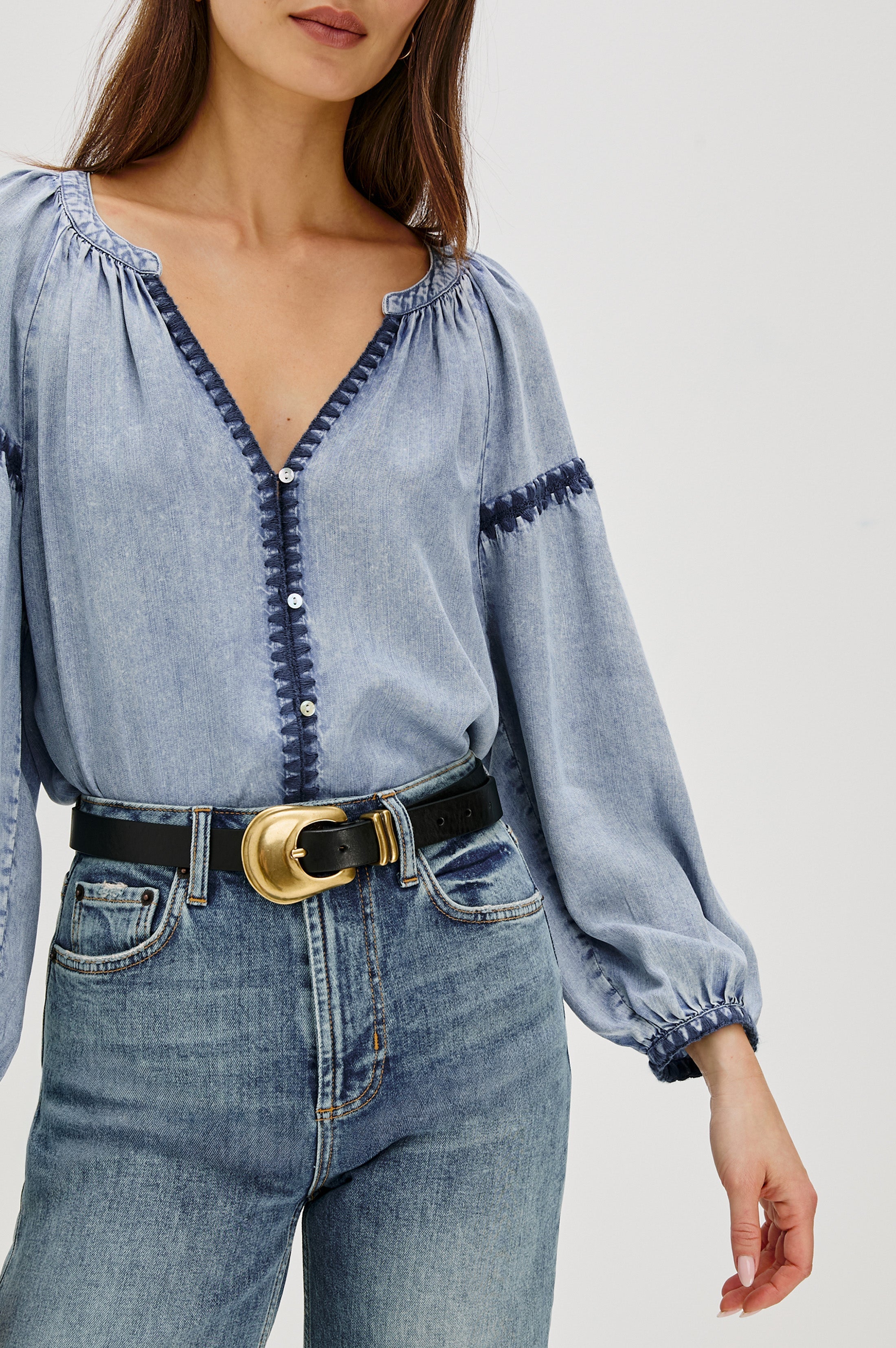 Toshi Top - Medium Cloud Wash