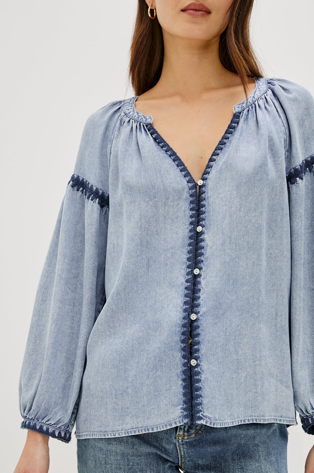 Toshi Top - Medium Cloud Wash
