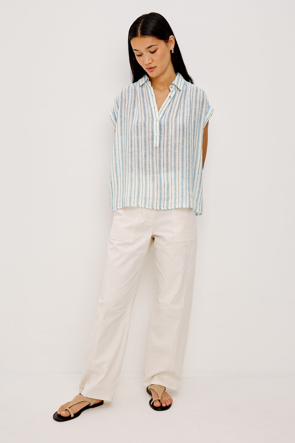 Tuscany Shirt - Windward Stripe