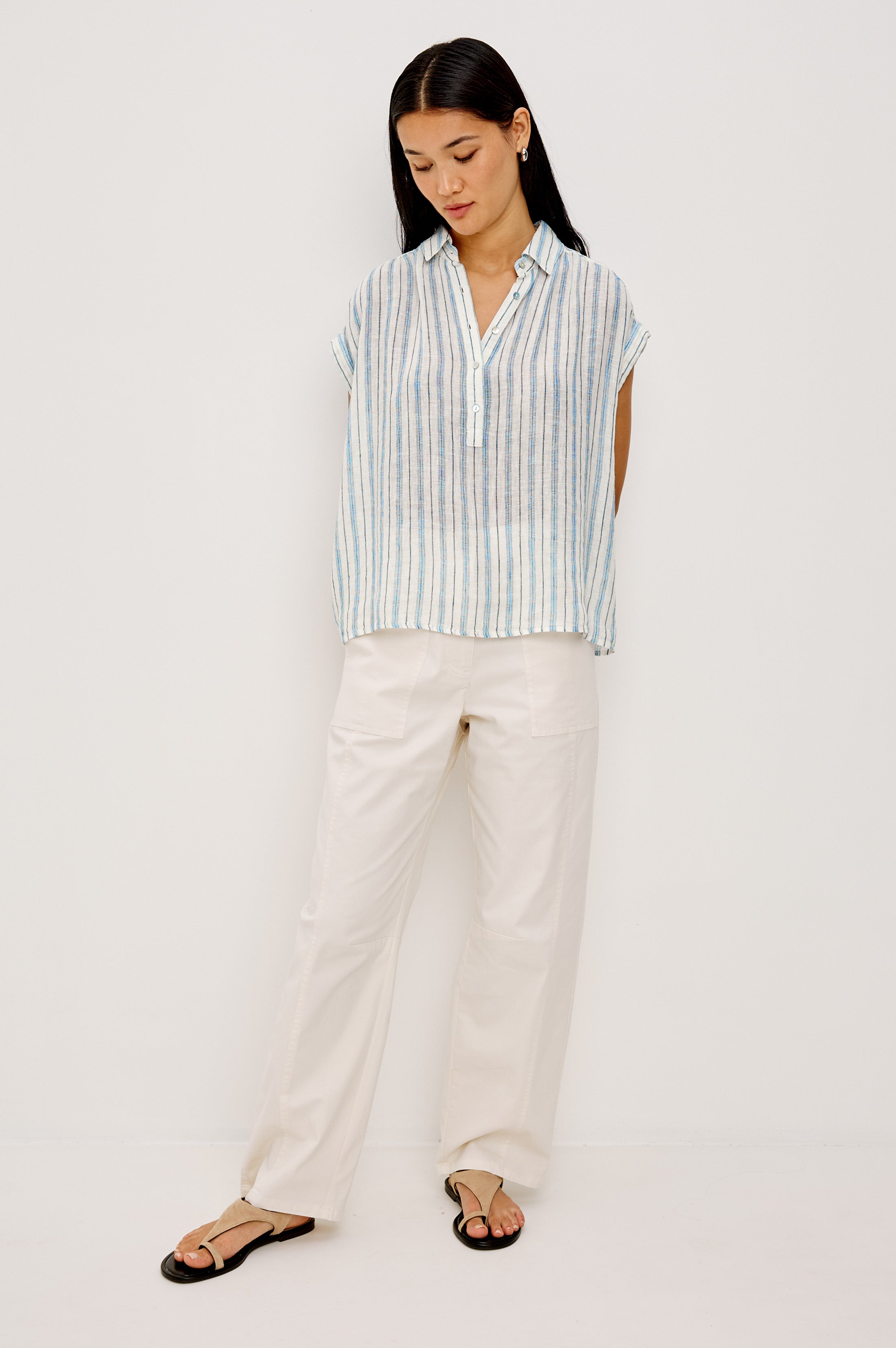 Tuscany Shirt - Windward Stripe