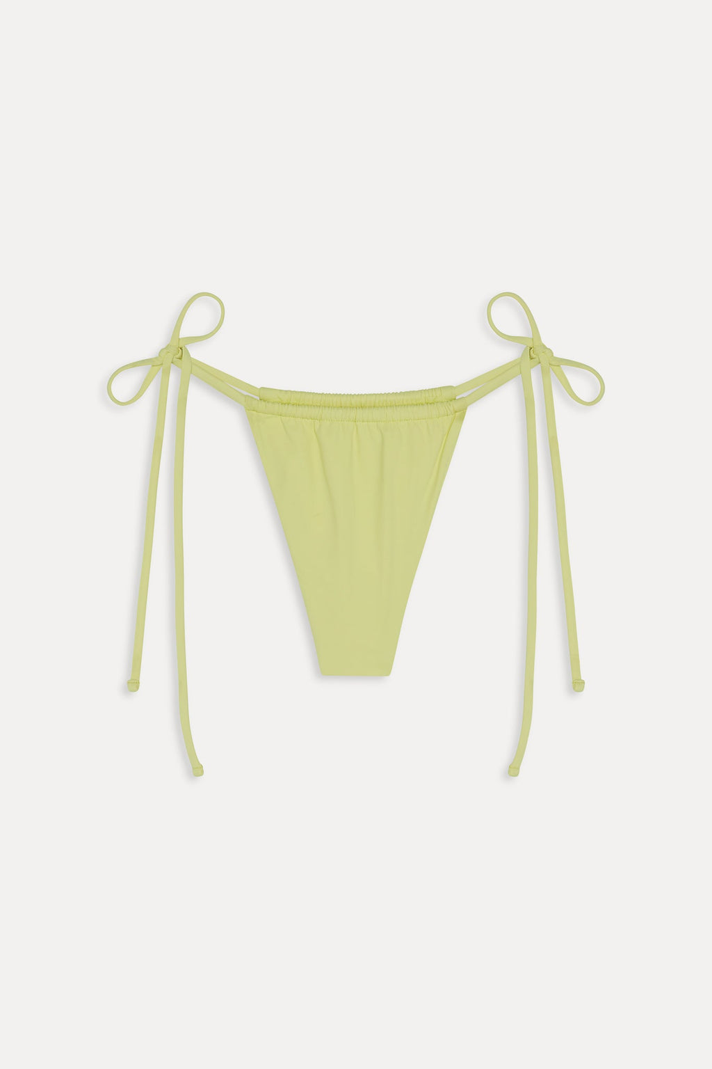 Tia Skimpy String Bikini Bottom - Yellow Mojito