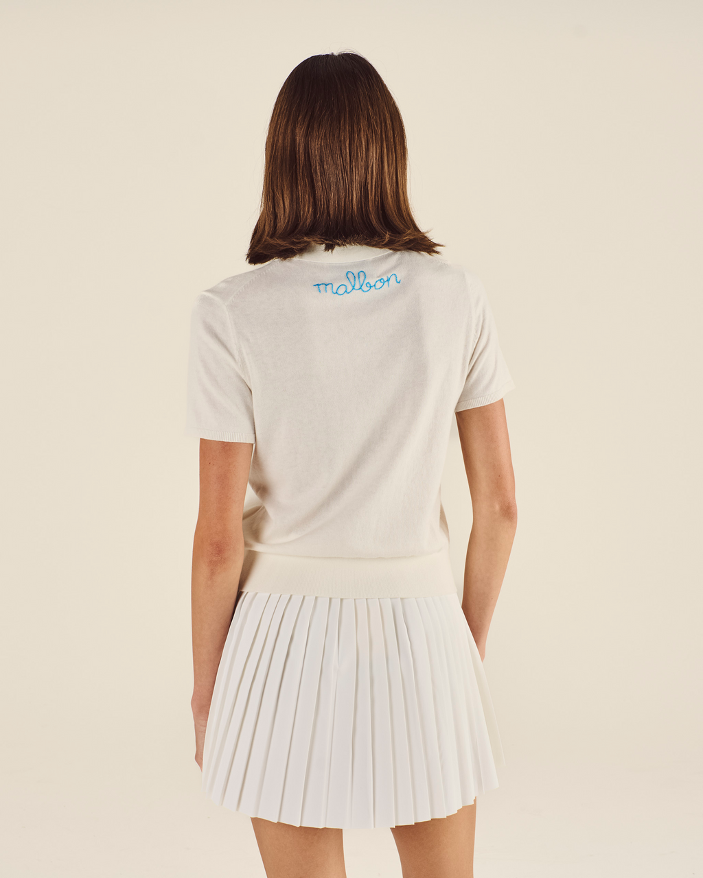 Lingua Franca Cotton Silk Polo
