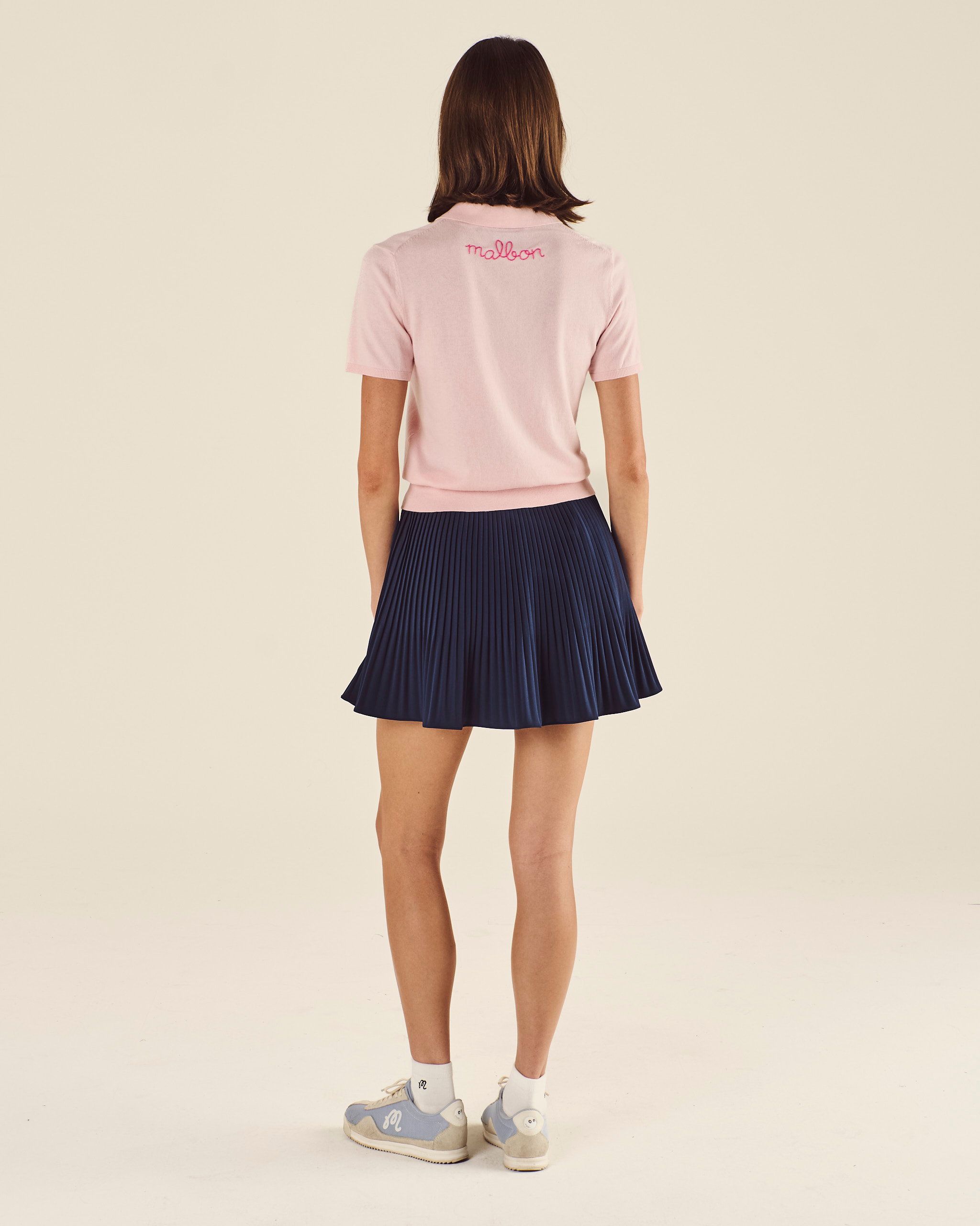 Lingua Franca Cotton Silk Polo
